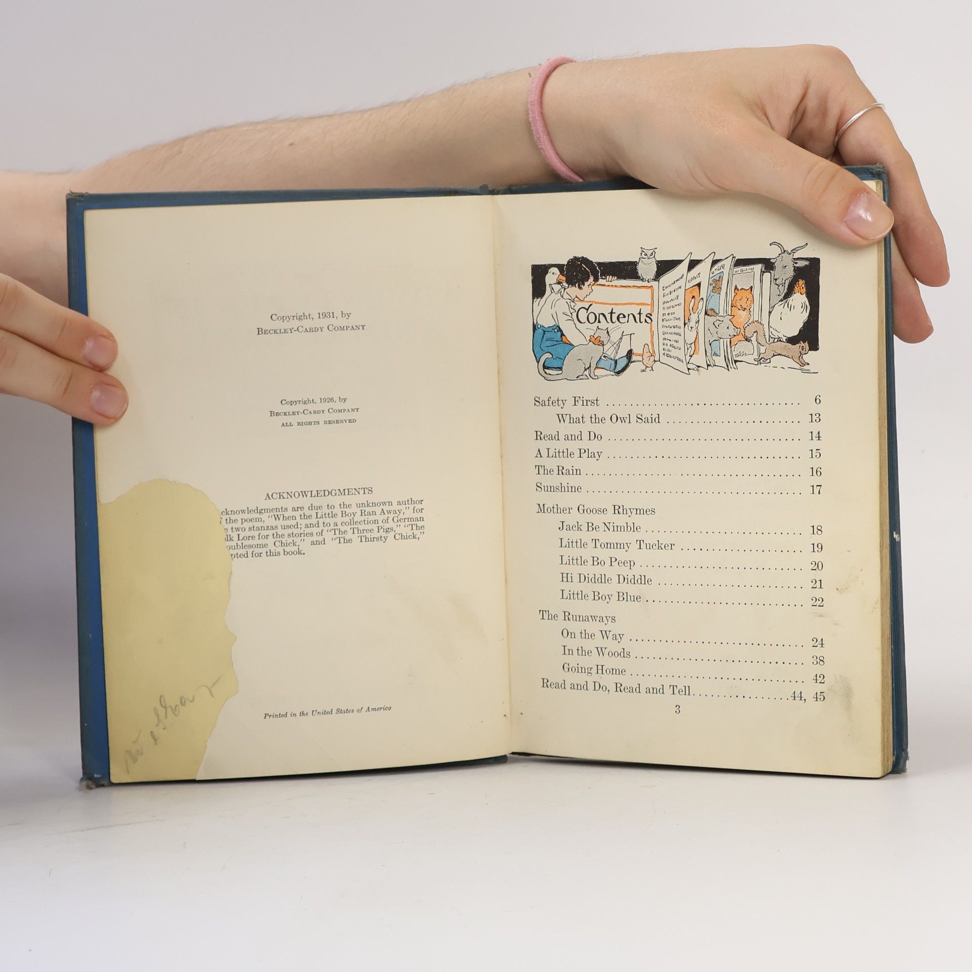 Frances Lilian Taylor Adventures in Storyland Primer