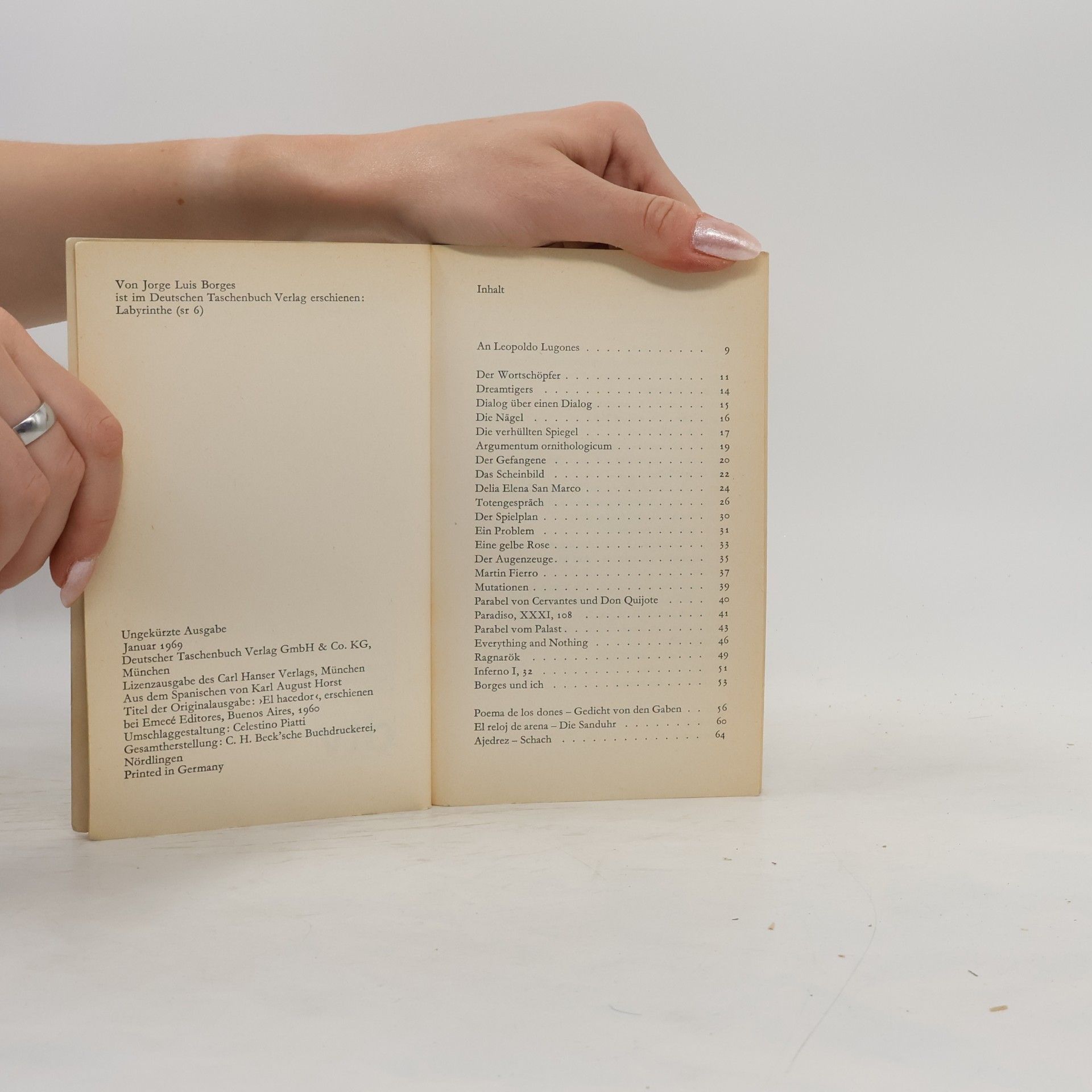 Jorge Luis Borges Borges und Ich. Gedichte und Prosa