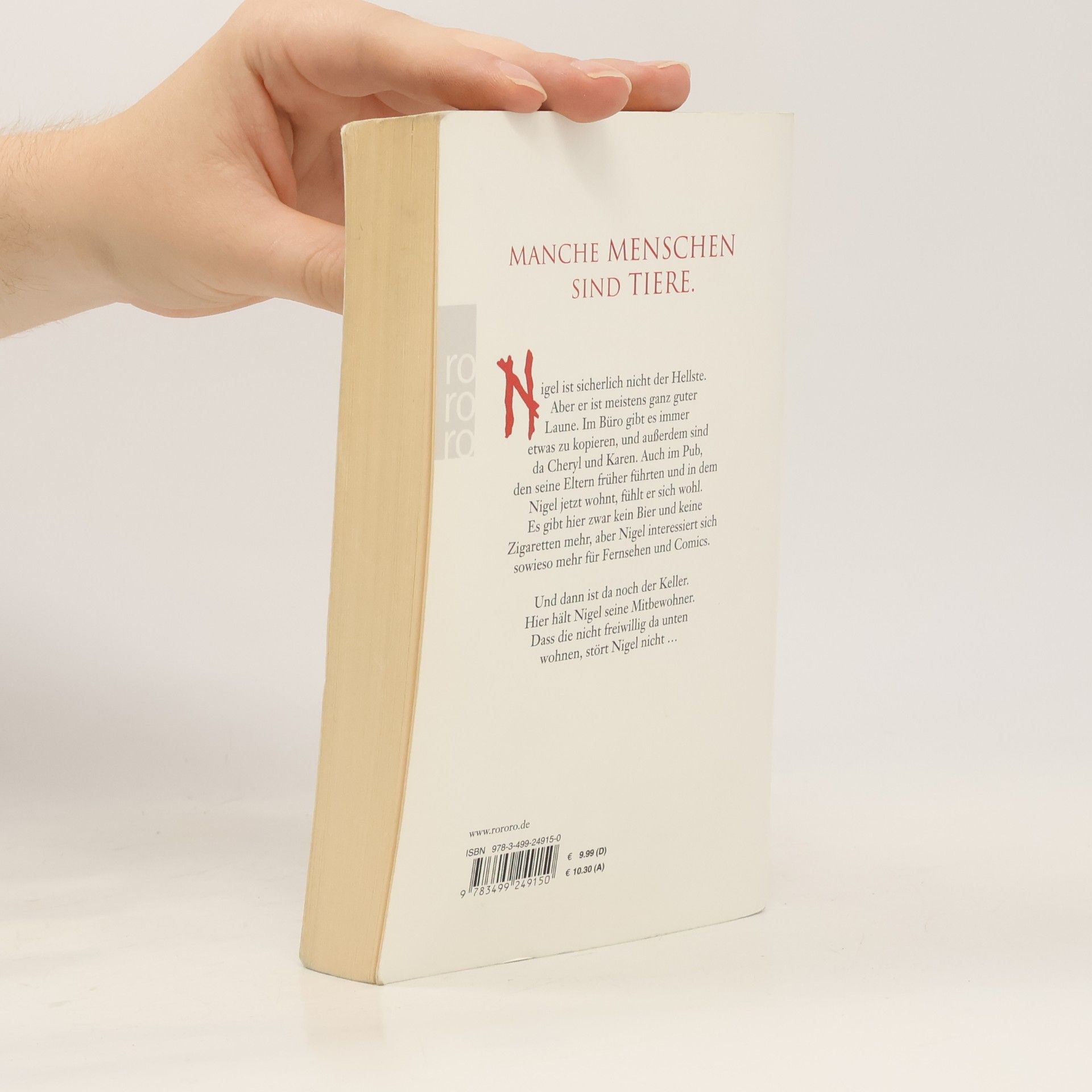 Simon Beckett Tiere