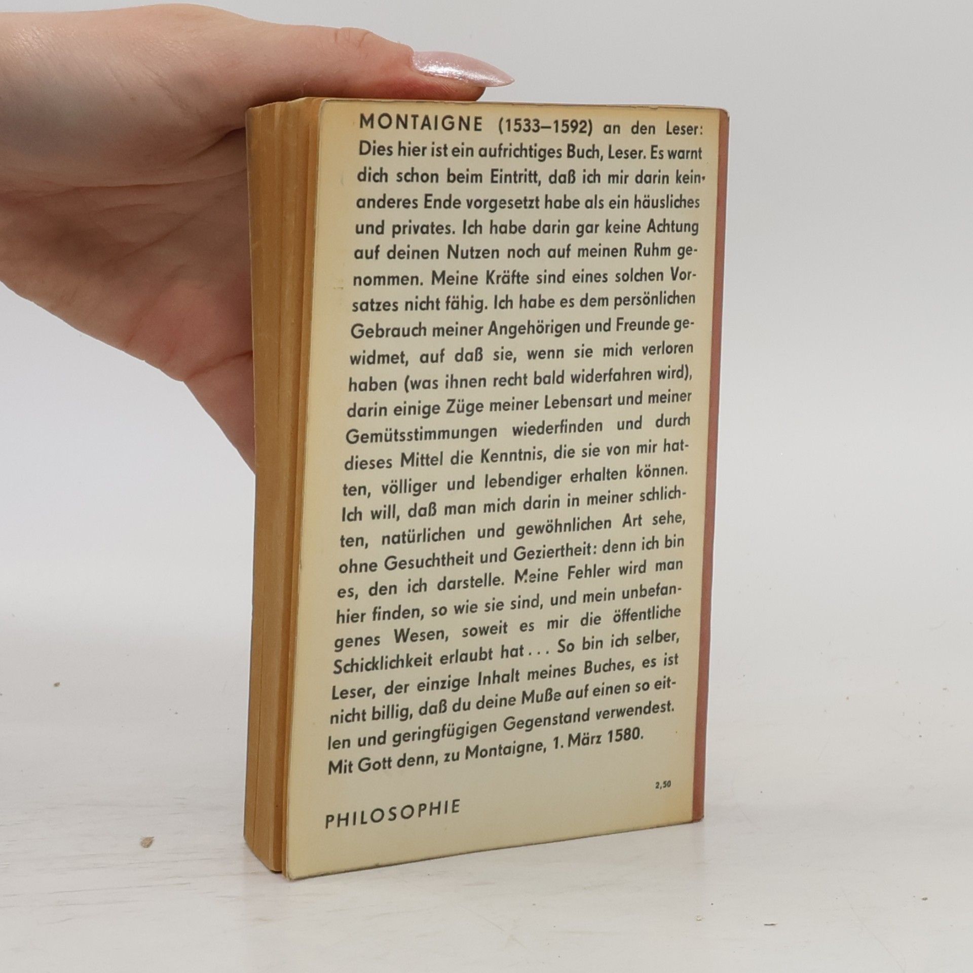 Michel de Montaigne Essays