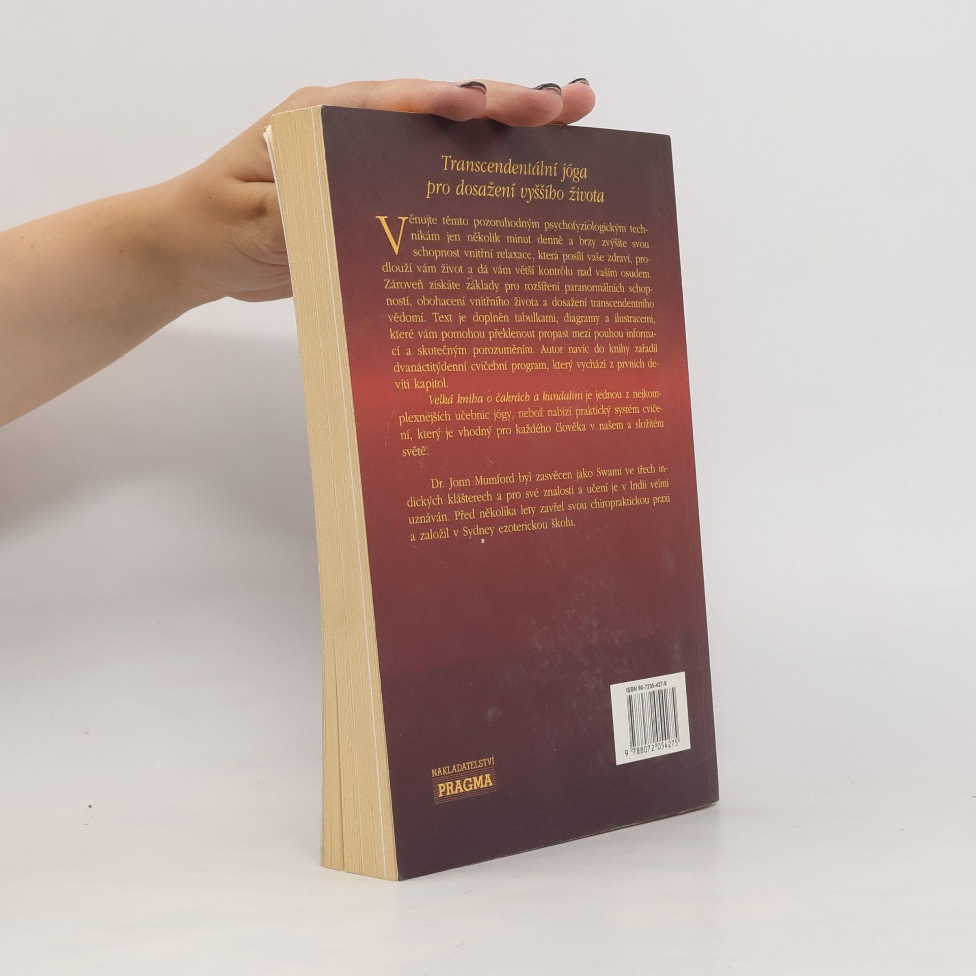 Jonn Mumford Velká kniha o čakrách a kundalini