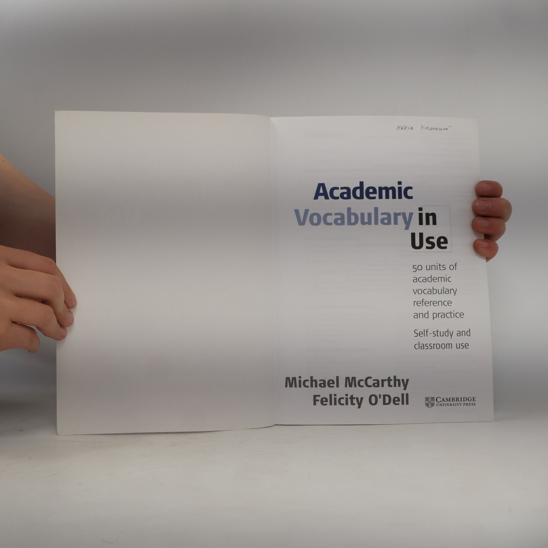 Michael McCarthy Academic Vocabulary in Use