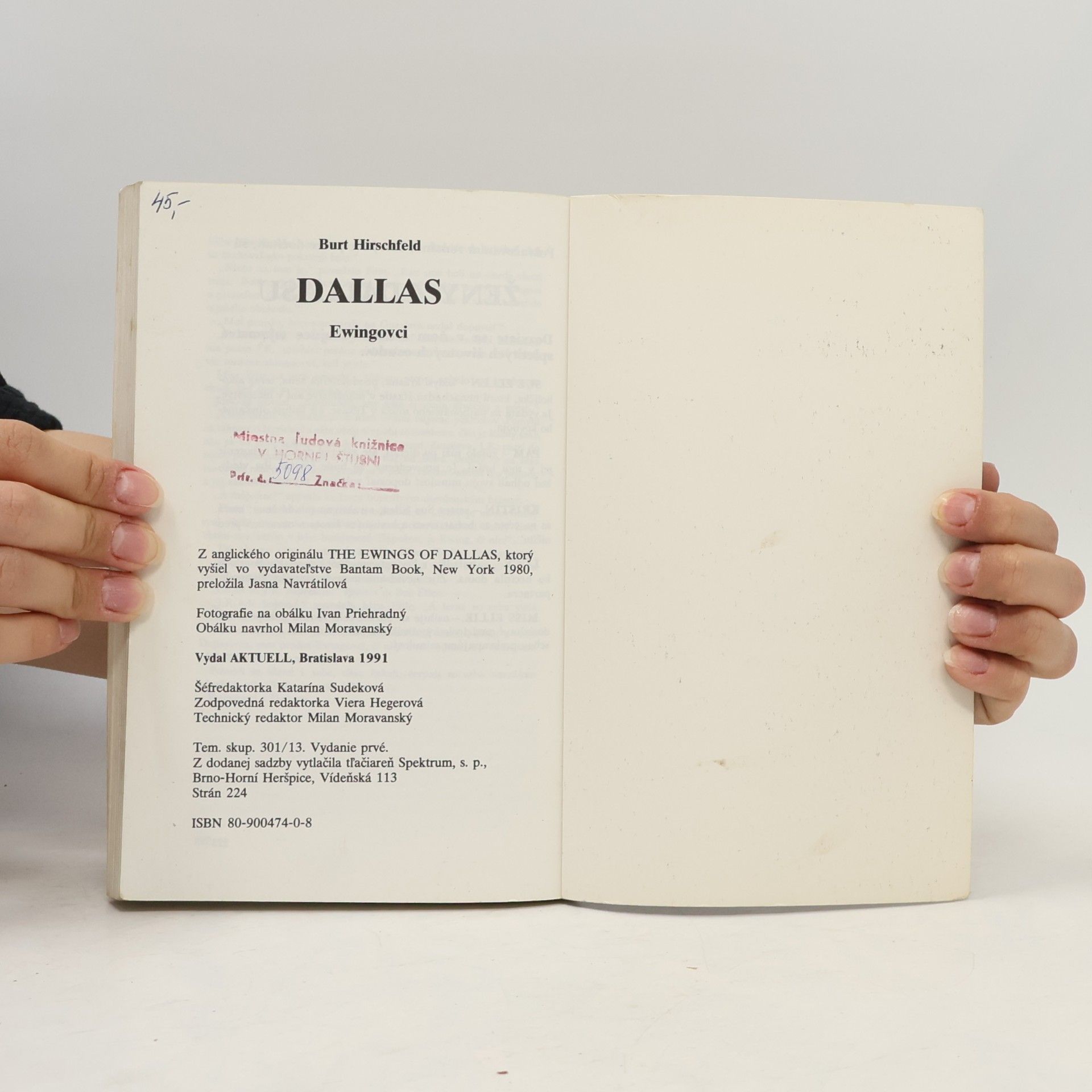 Jasna Navrátilová Dallas. Ewingovci