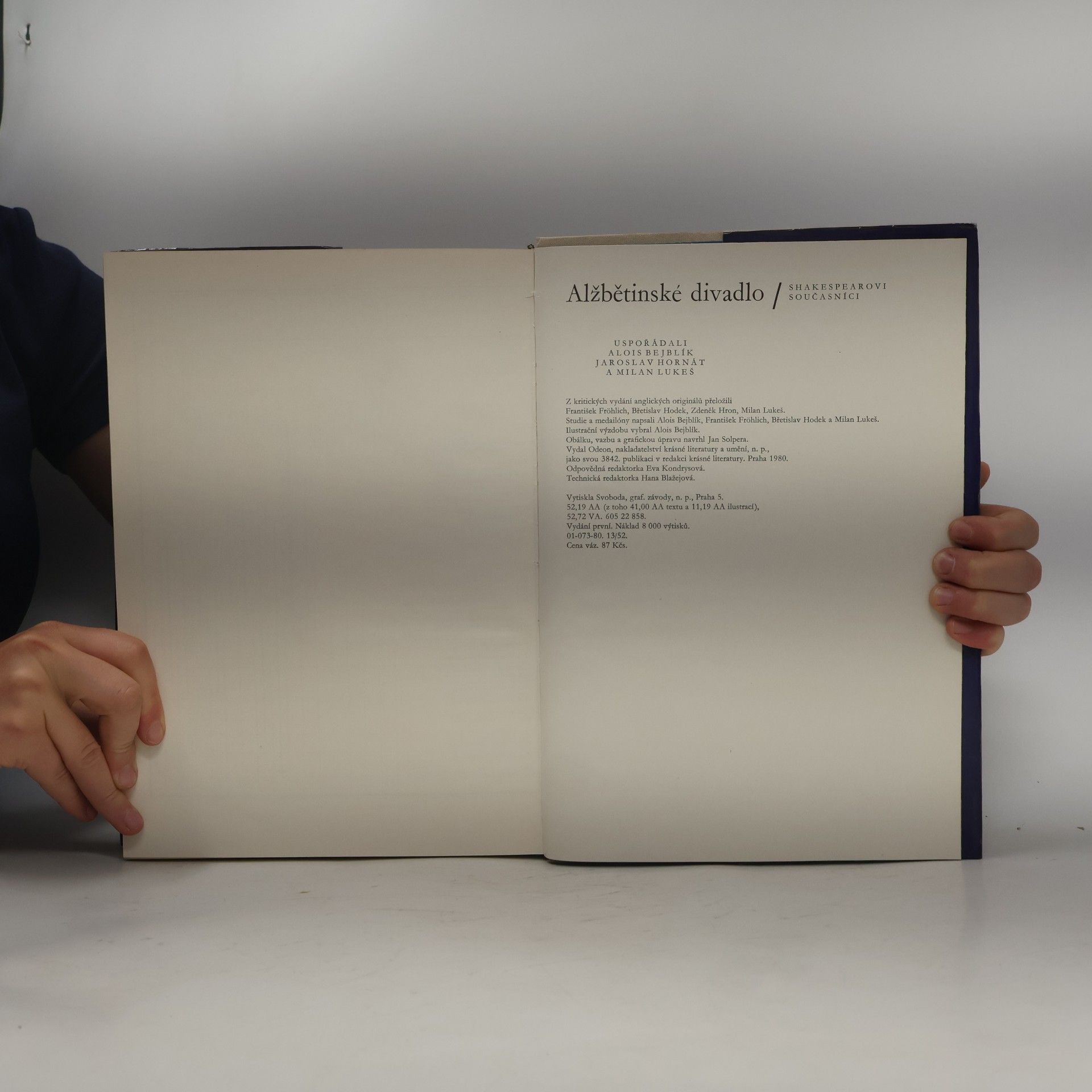 Jaroslav Hornát Alžbětinské divadlo 2. Shakespearovi současníci
