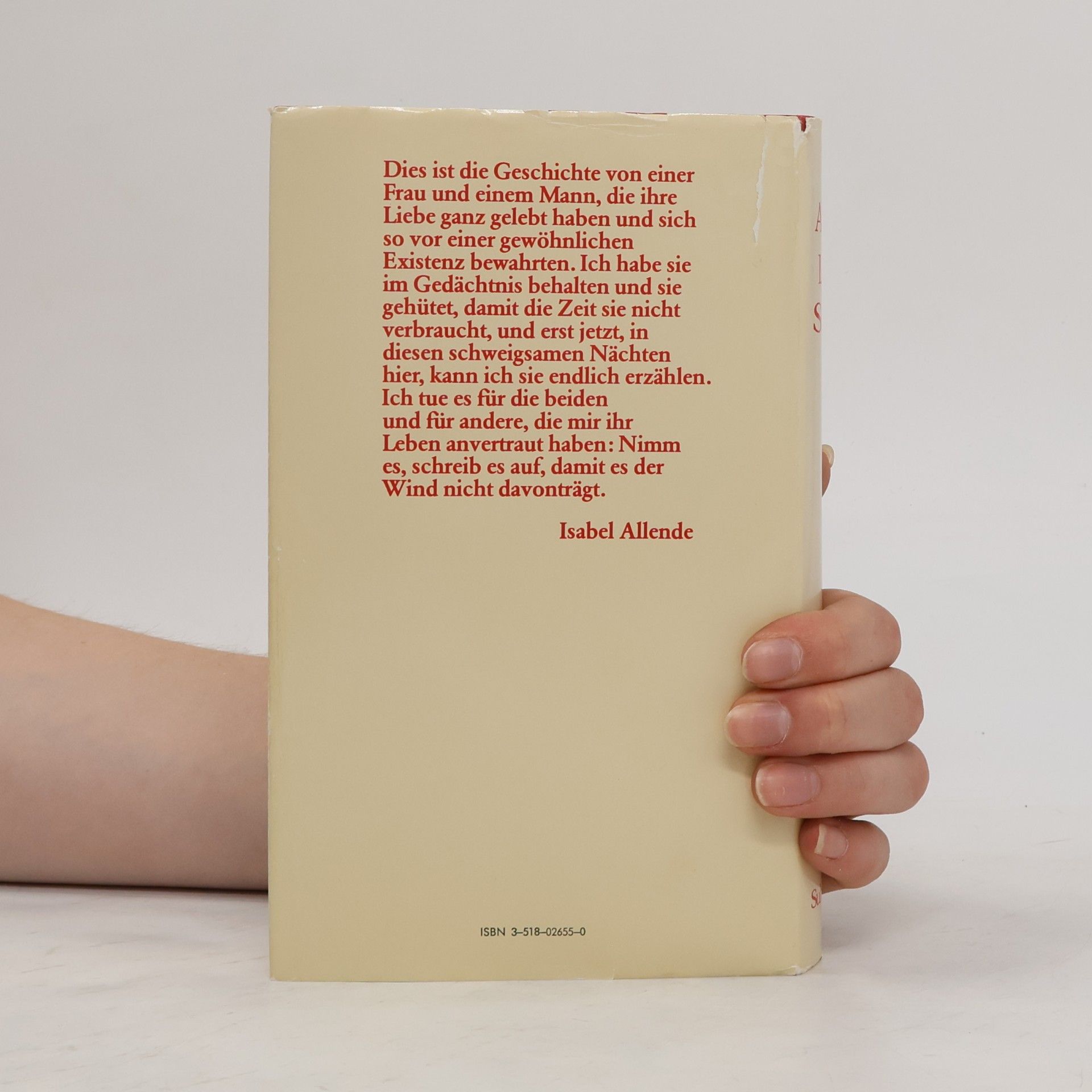 Isabel Allendeová Von liebe und schatten