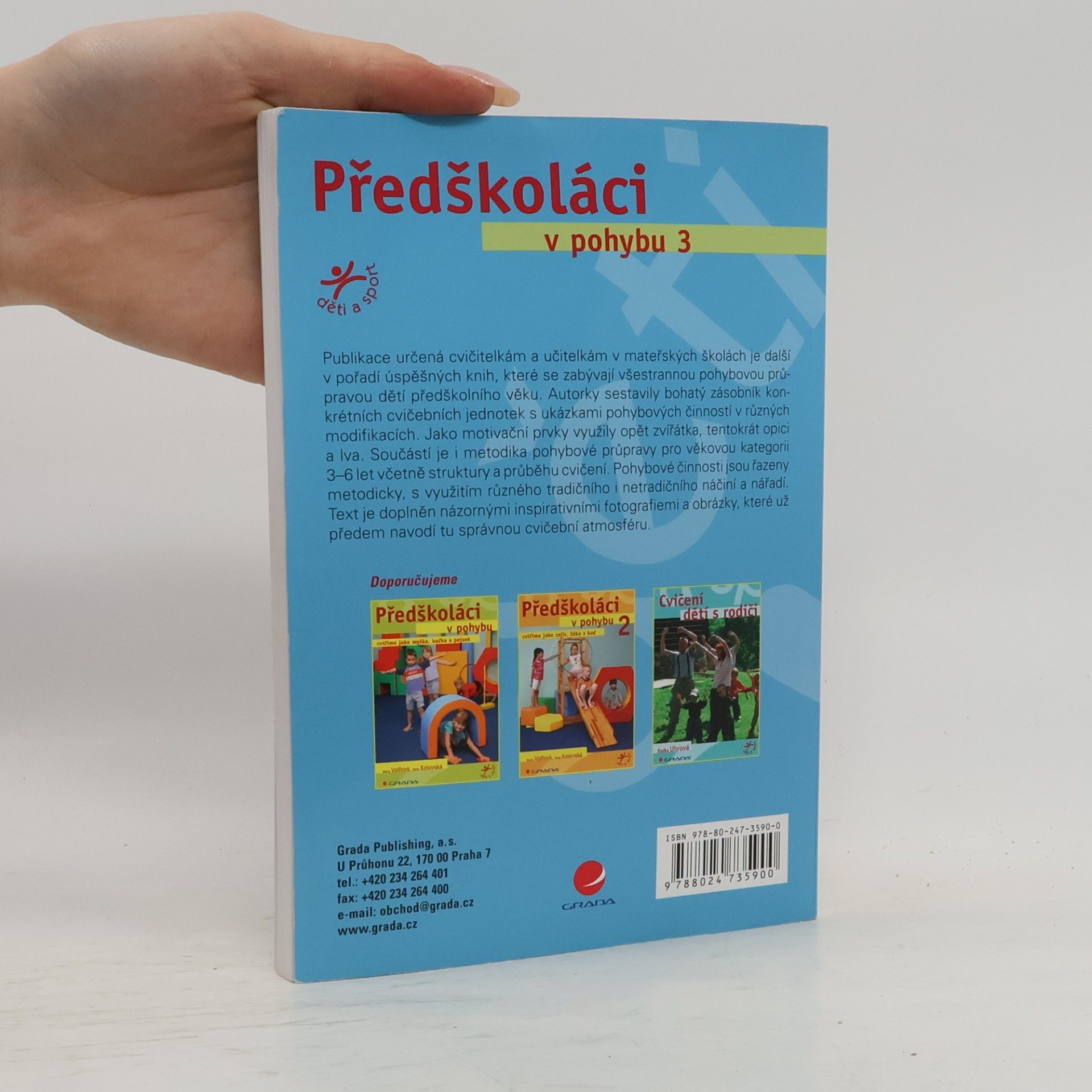 Hana Volfová Předškoláci v pohybu. 3, Cvičíme jako opice a lev