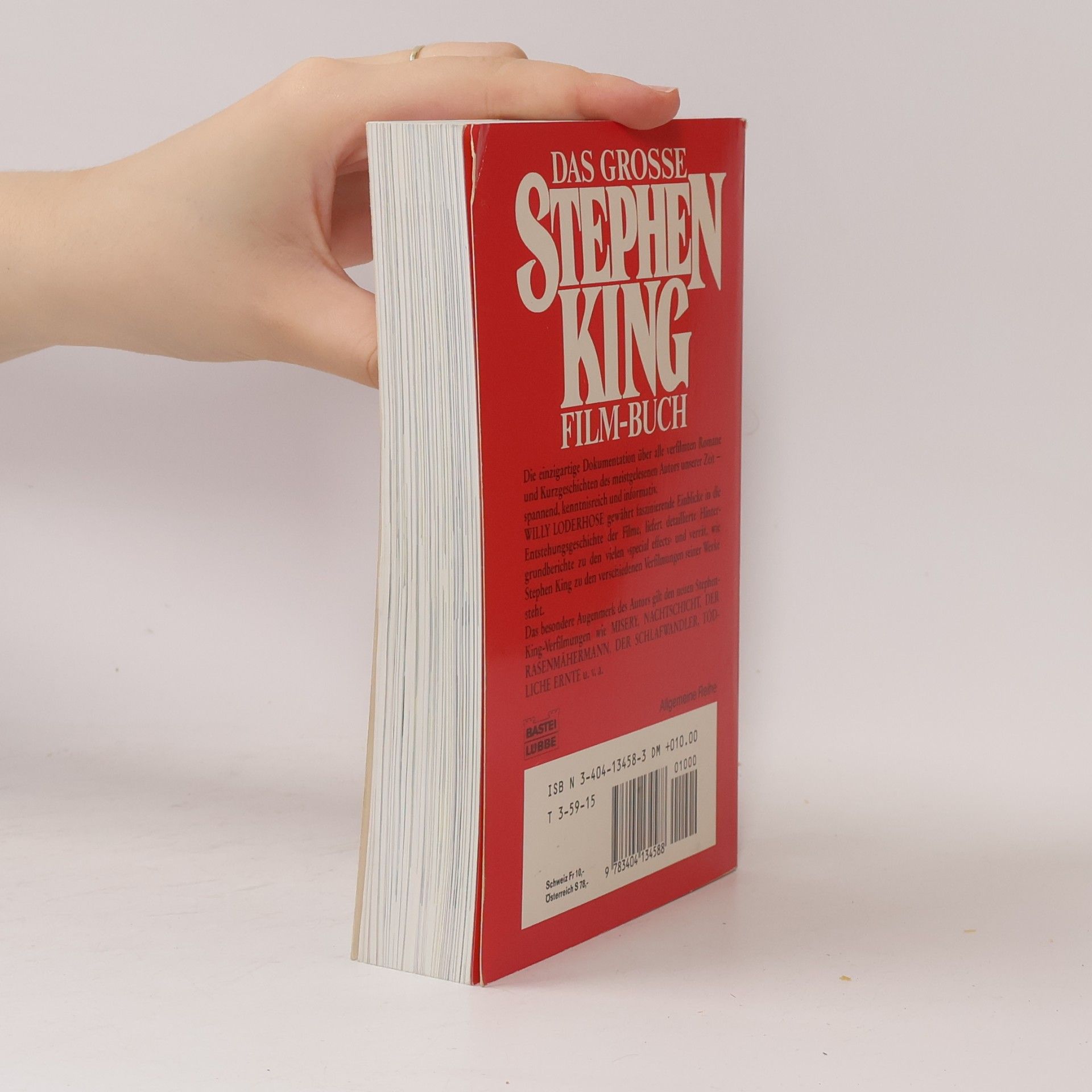 Willy Loderhose Das grosse Stephen-King-Film-Buch