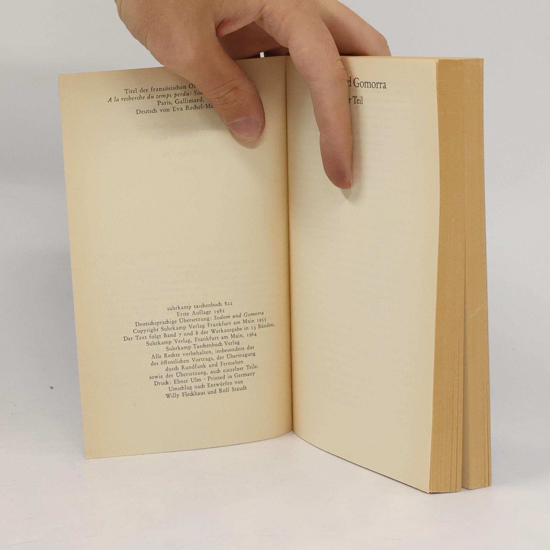 Marcel Proust Sodom und Gomorra
