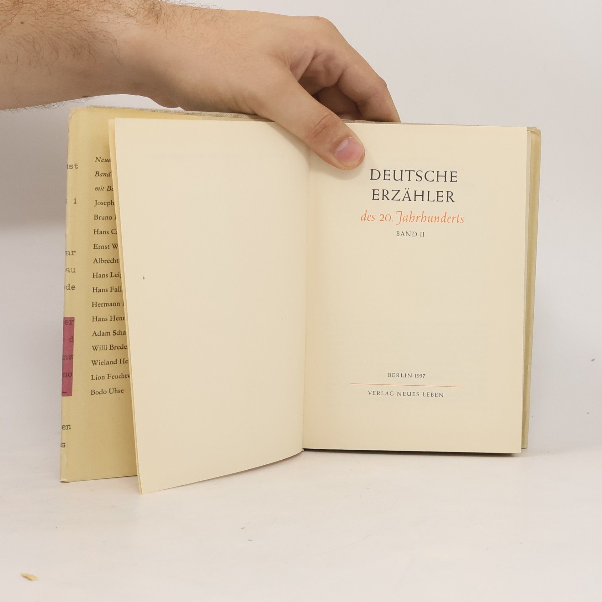 Autorenkollektiv Deutsche Erzähler des 20. Jahrhunderts II
