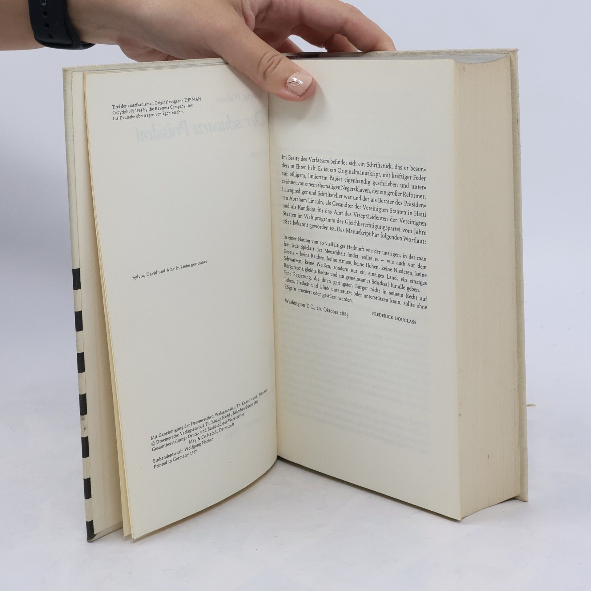 Irving Wallace Der schwarze Präsident