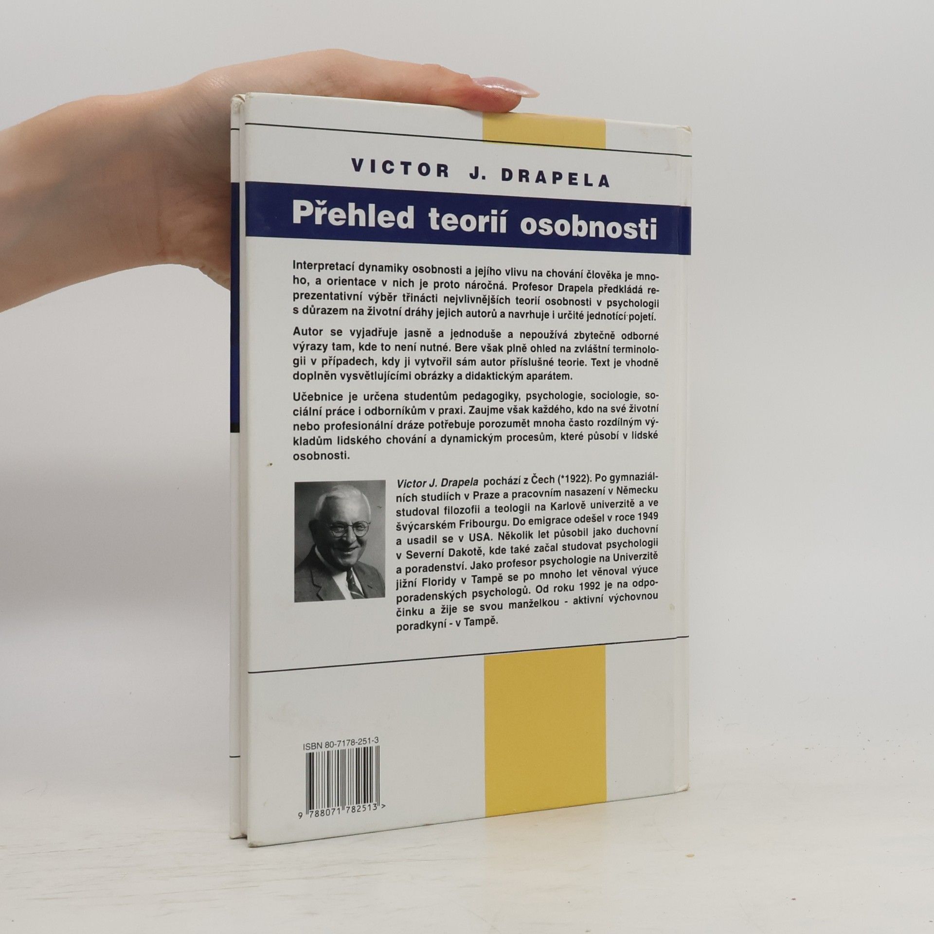 Viktor J. Drapela Přehled teorií osobnosti