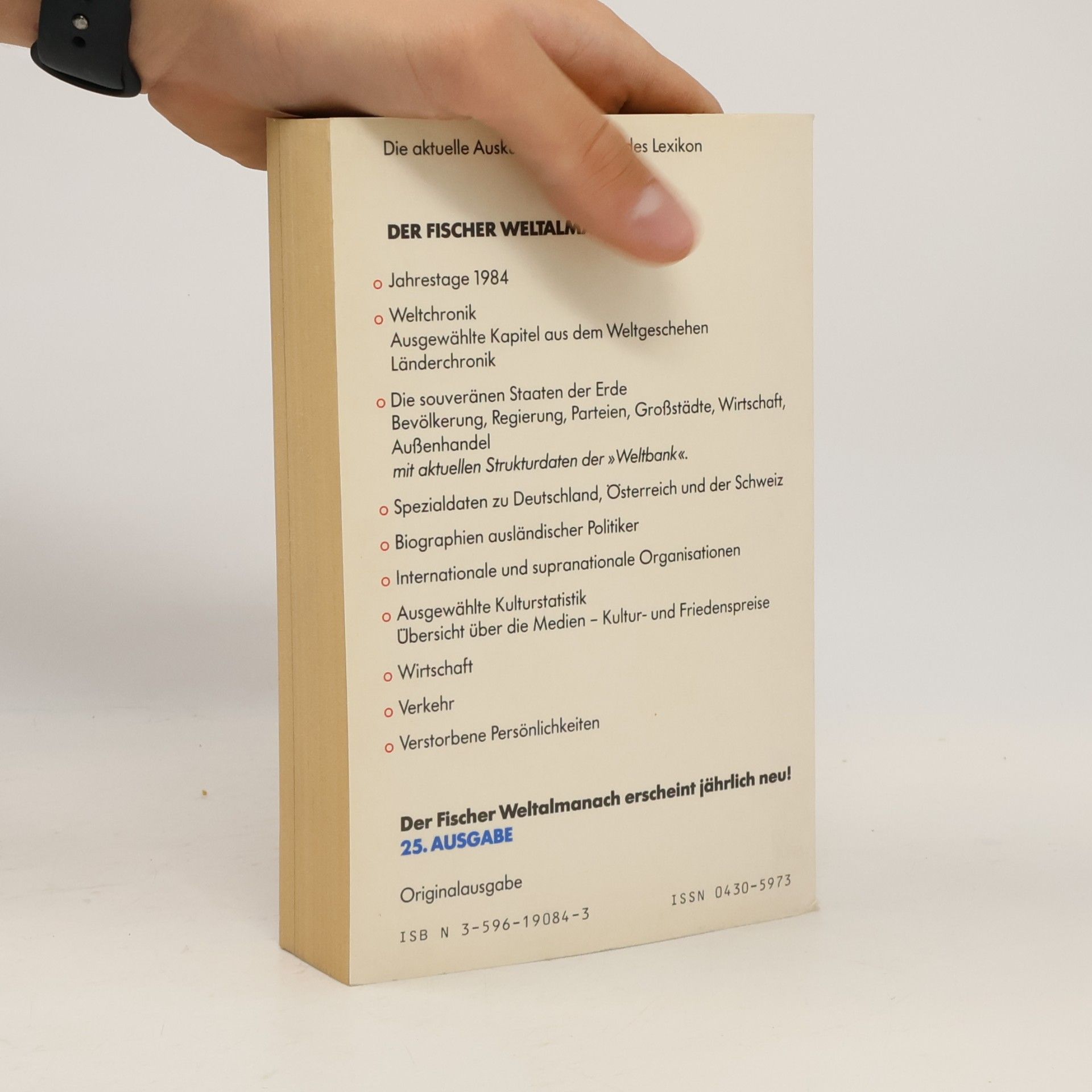 Collectif d'auteurs Der Fischer Weltalmanach '84