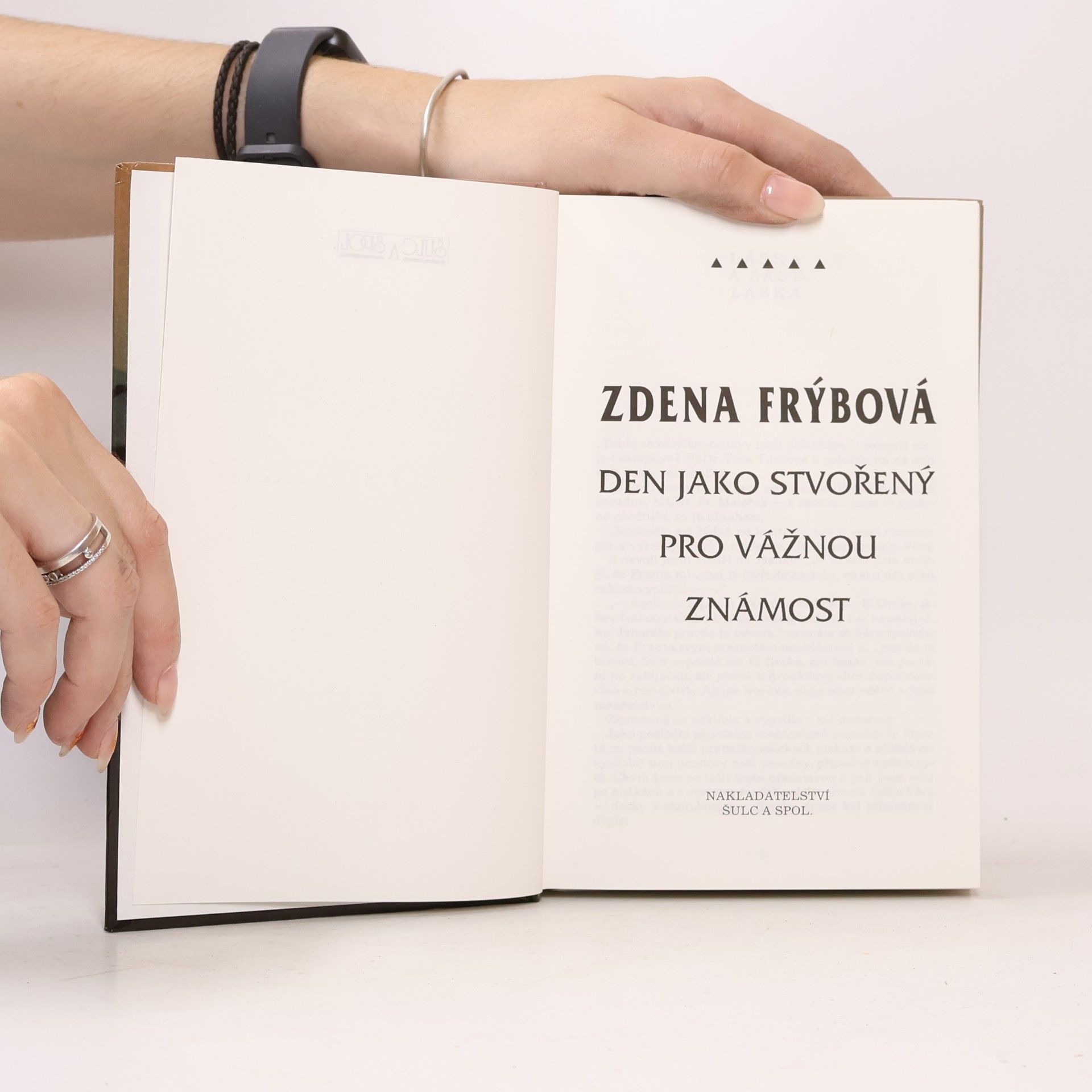 Zdena Frýbová Den jako stvořený pro vážnou známost