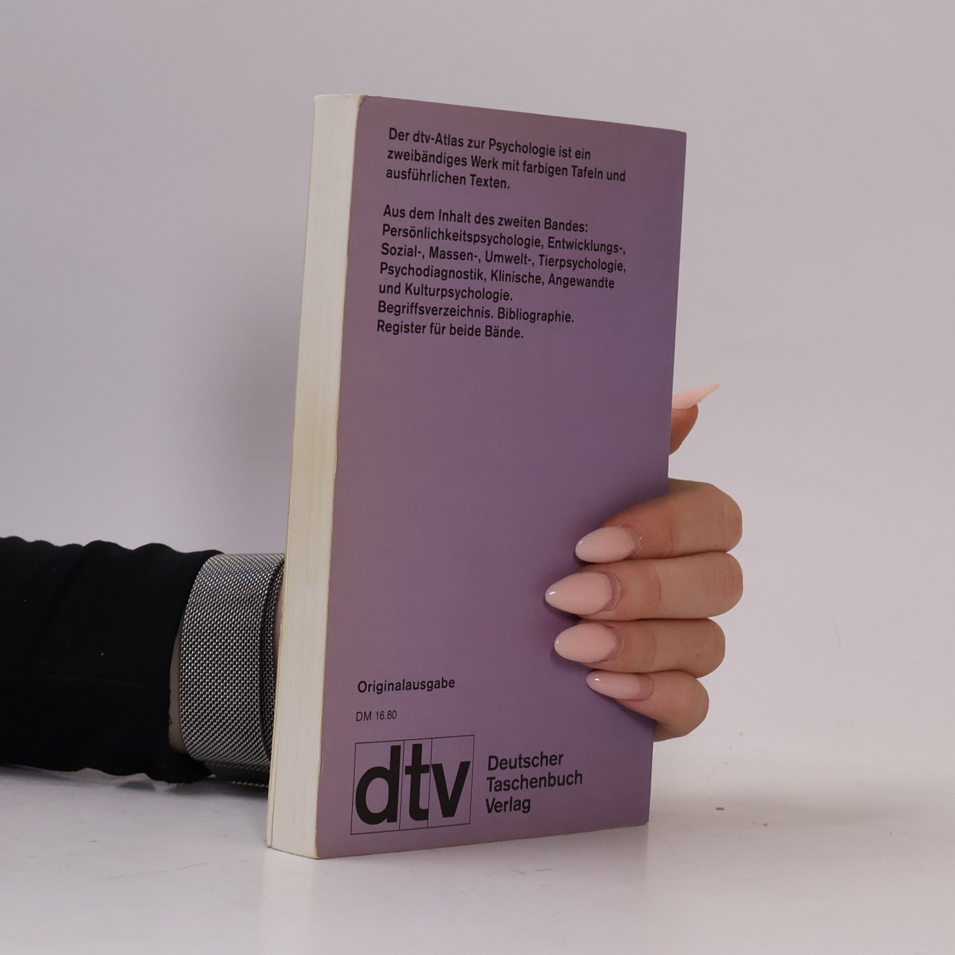Hellmuth Benesch dtv-Atlas zur Psychologie