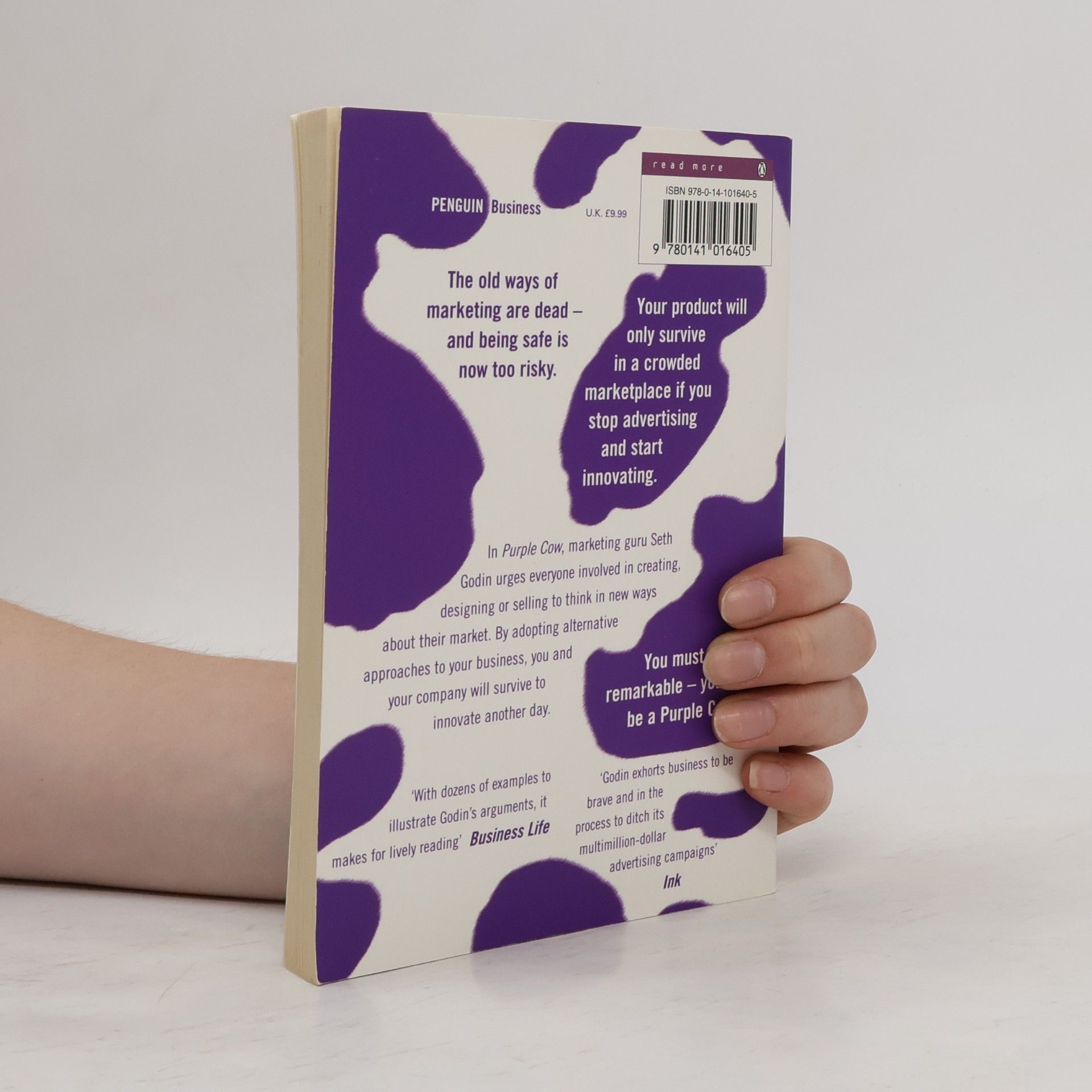 Seth Godin Purple Cow. Transform Your Business by Being Remarkable