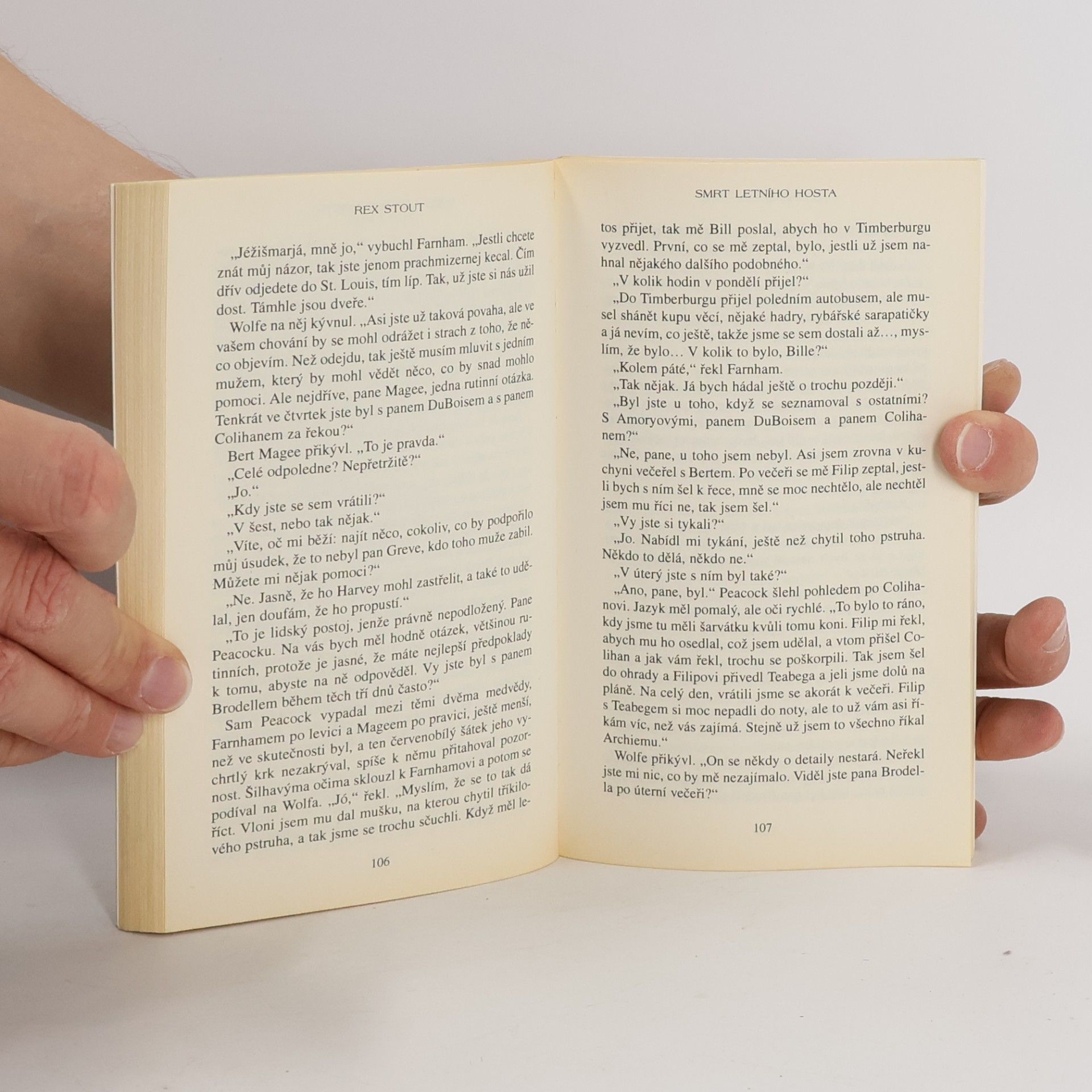Rex Stout Smrt letního hosta