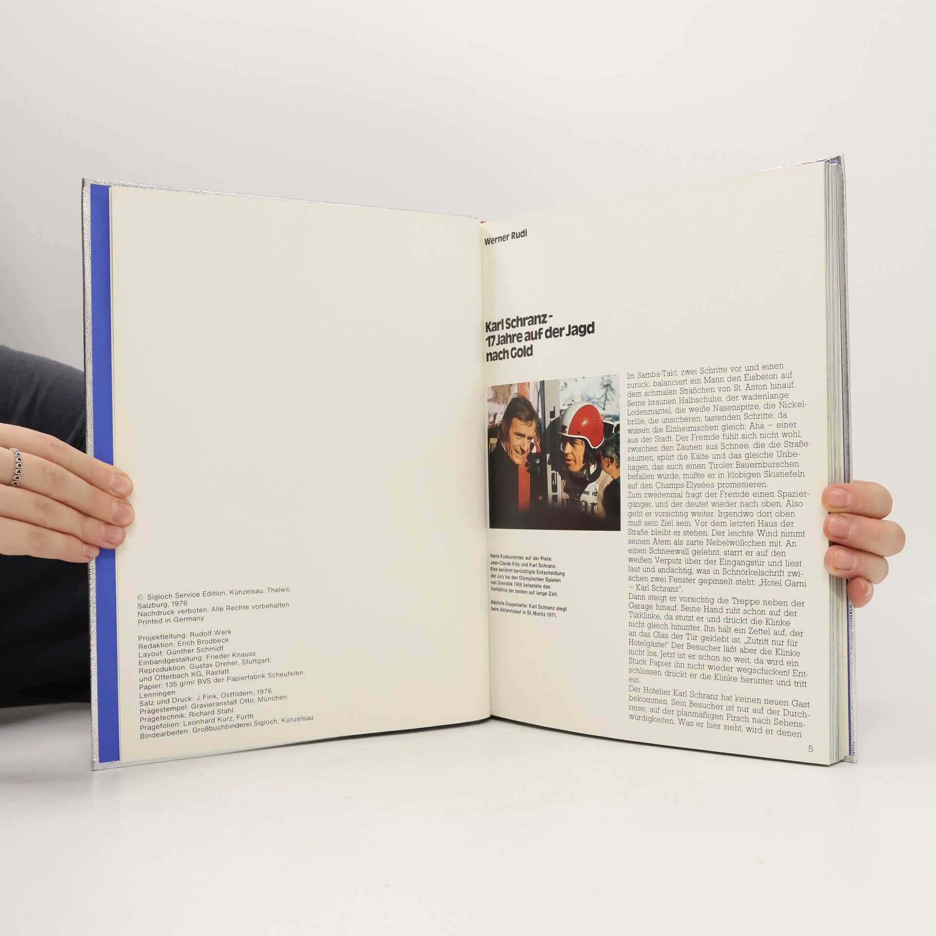 Karl Schranz Olympische Winterspiele '76 Innsbruck