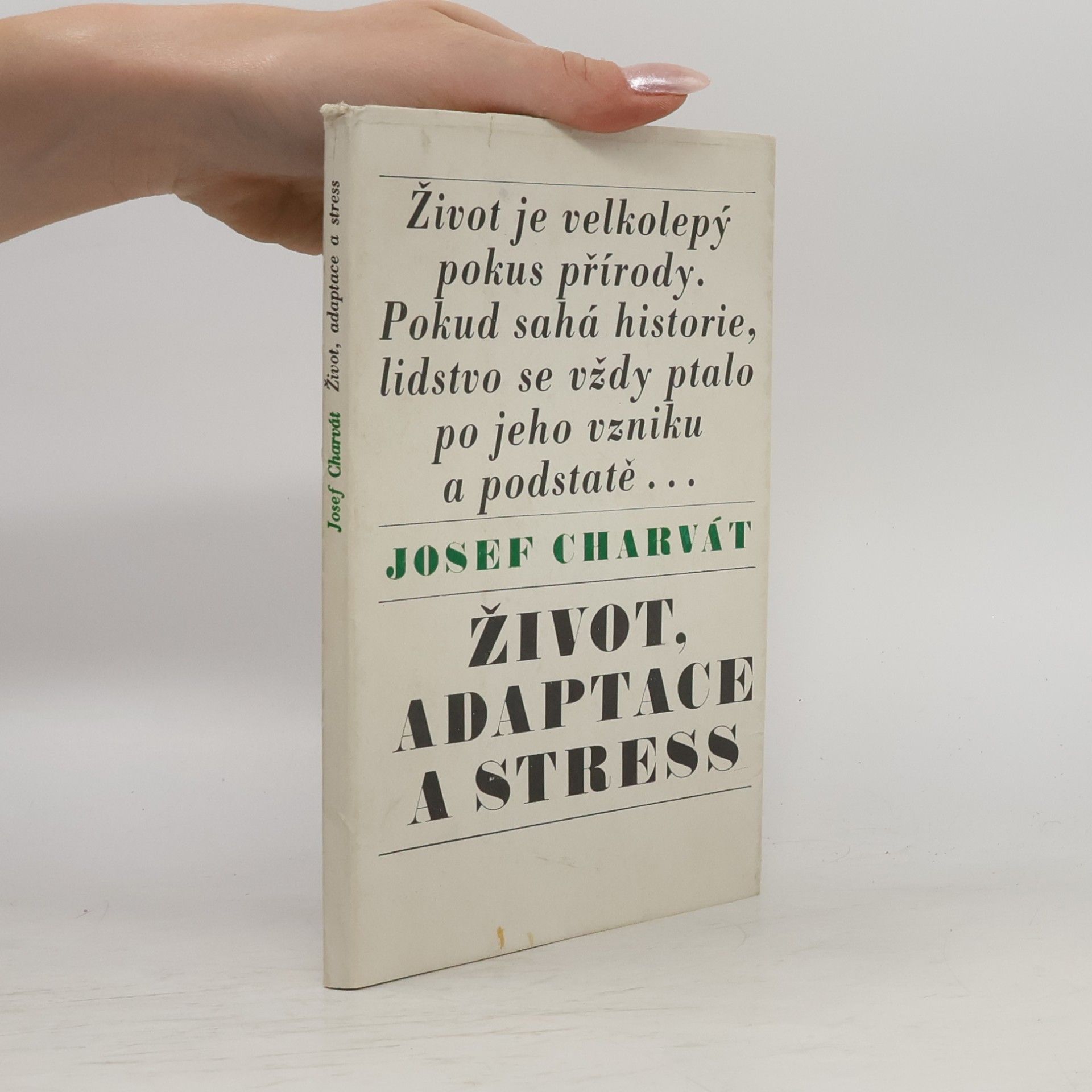 Josef Charvát Život, adaptace a stress