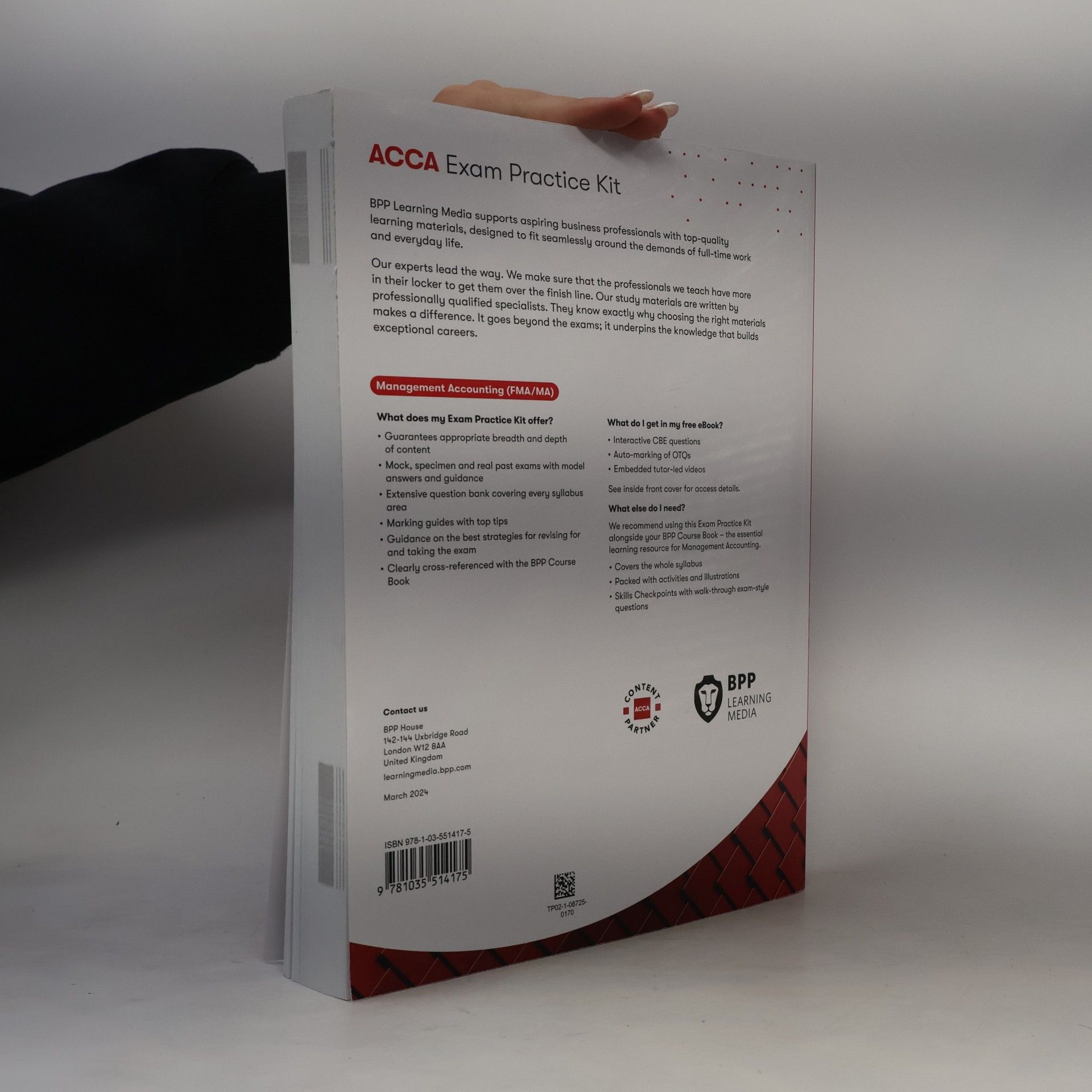 BPP LEARNING MEDIA. FIA Foundations in Management Accounting FMA (ACCA F2)