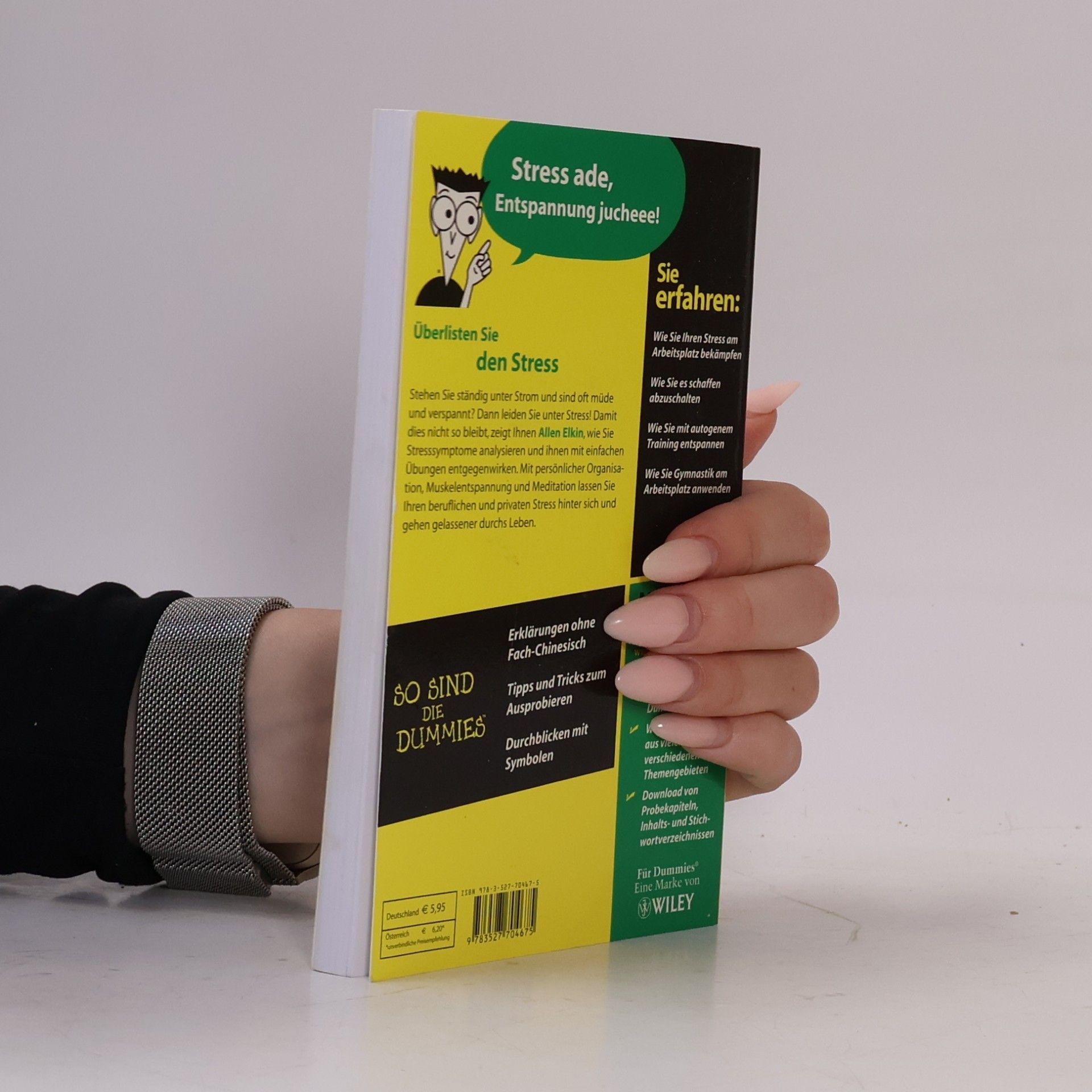 Allen Elkin Stressmanagement für Dummies