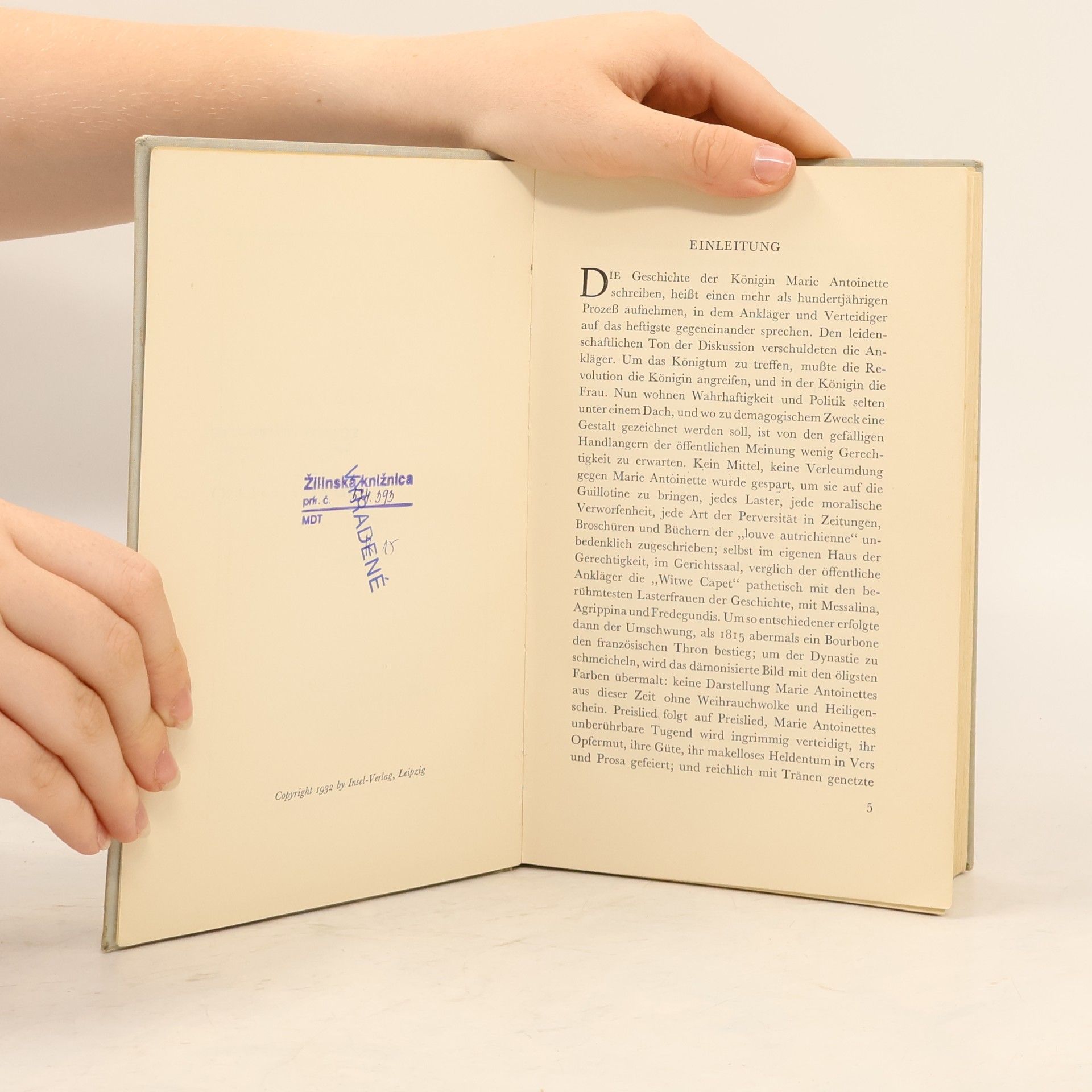Stefan Zweig Marie Antoinette