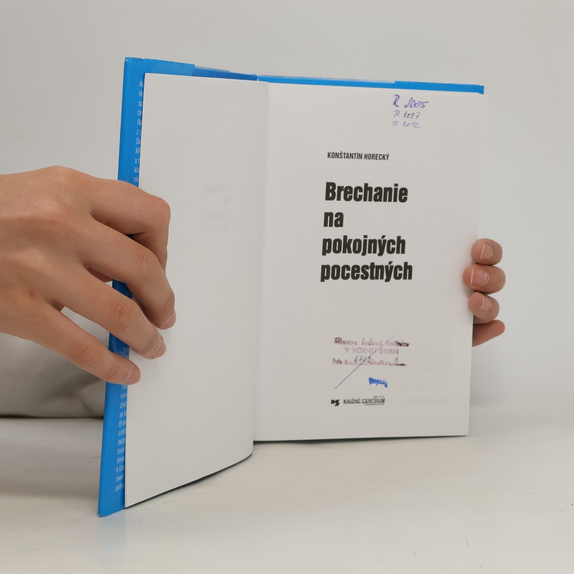 Konštantín Horecký Brechanie na pokojných pocestných