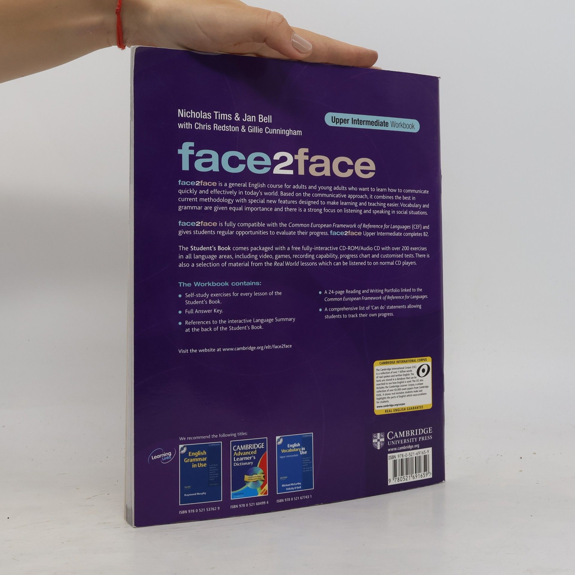 Collectif d'auteurs Face2face : Upper Intermediate Workbook