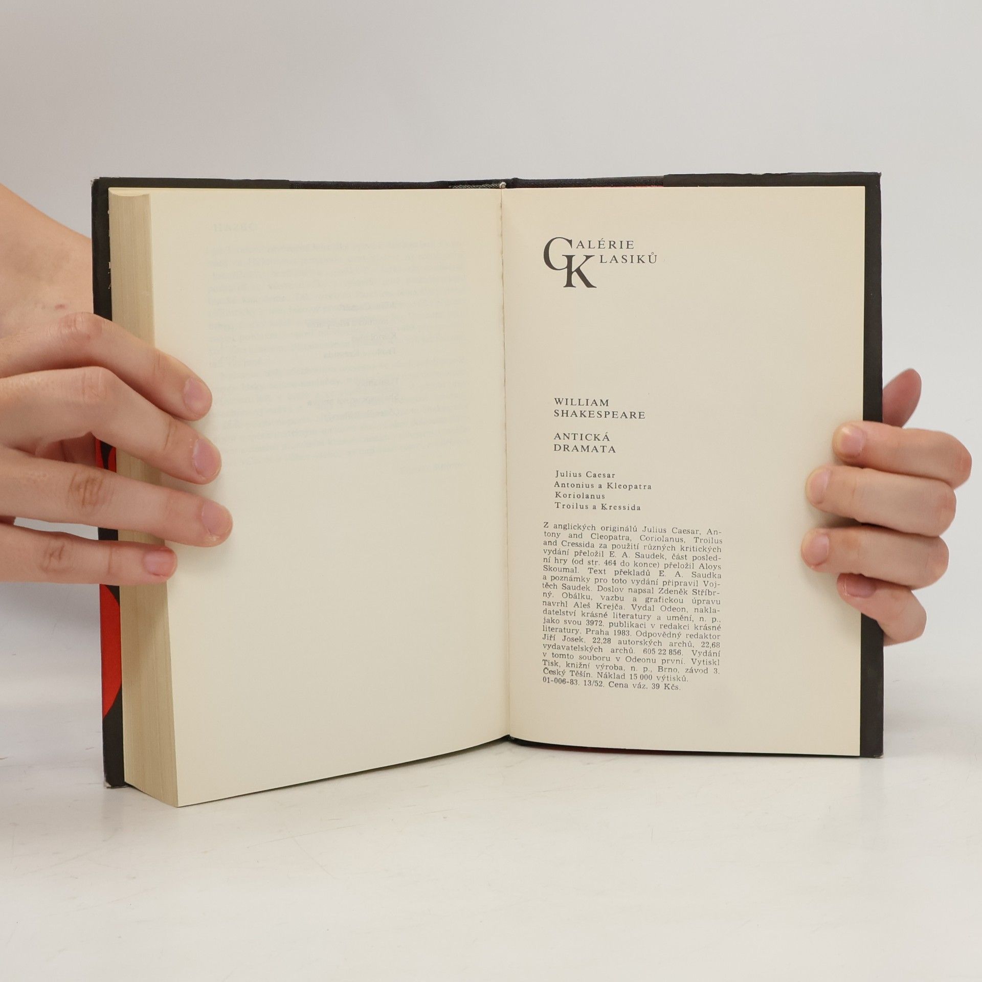 William Shakespeare Antická dramata