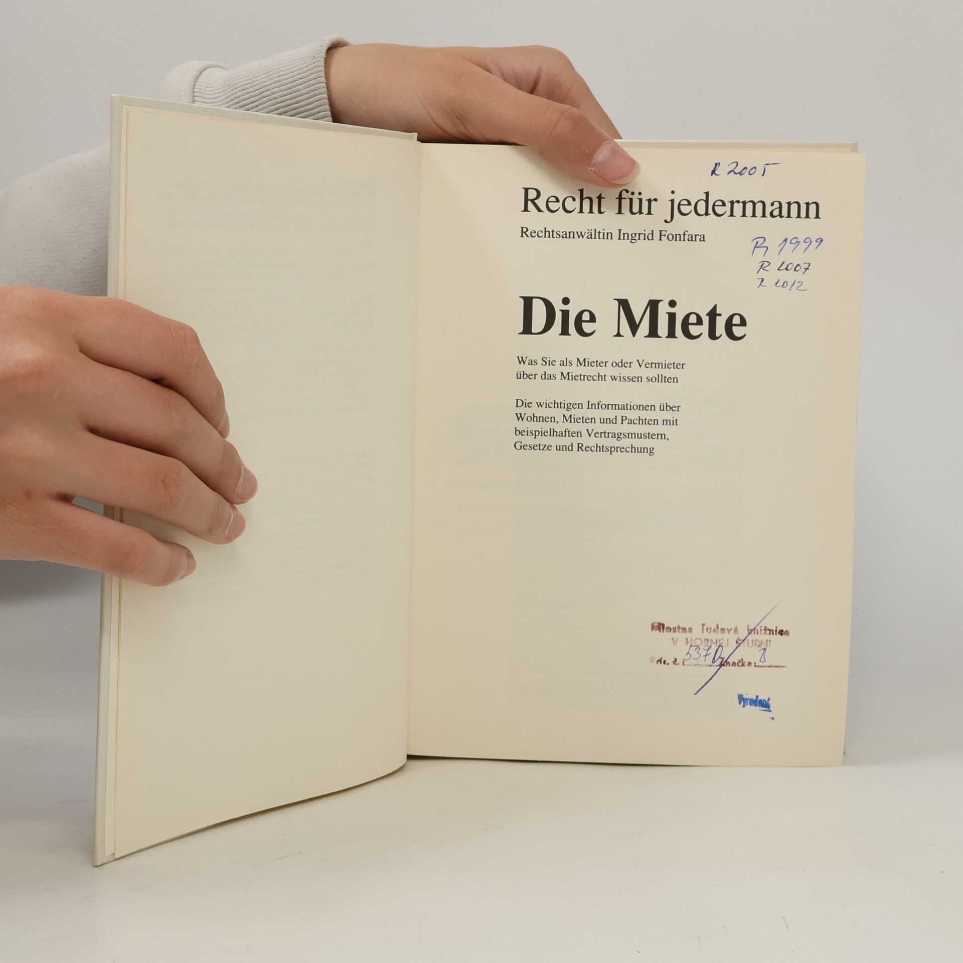 Ingrid Fonfara Das Miete