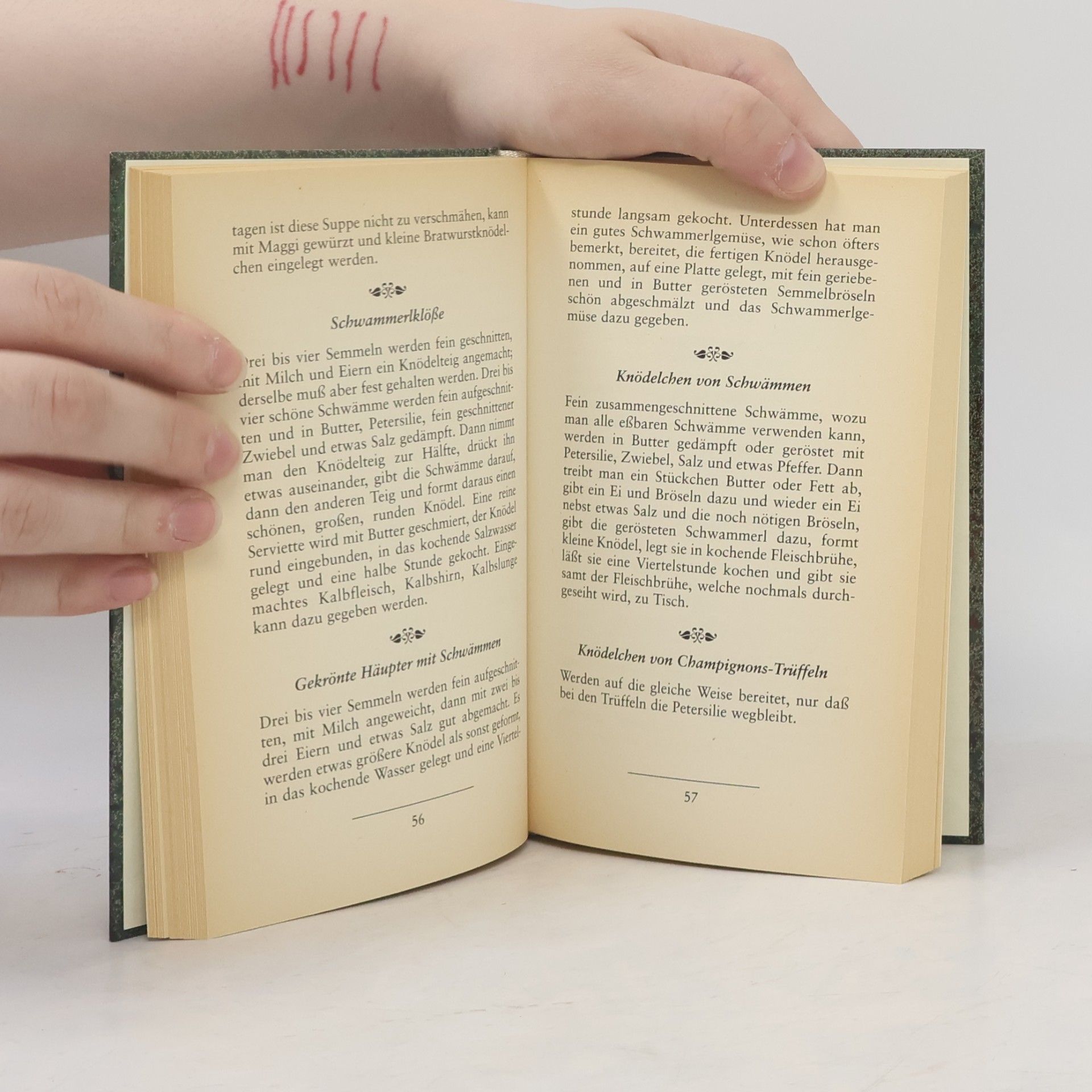 Marie Buchmeier Neues Pilzkochbuch. Reprint 1921