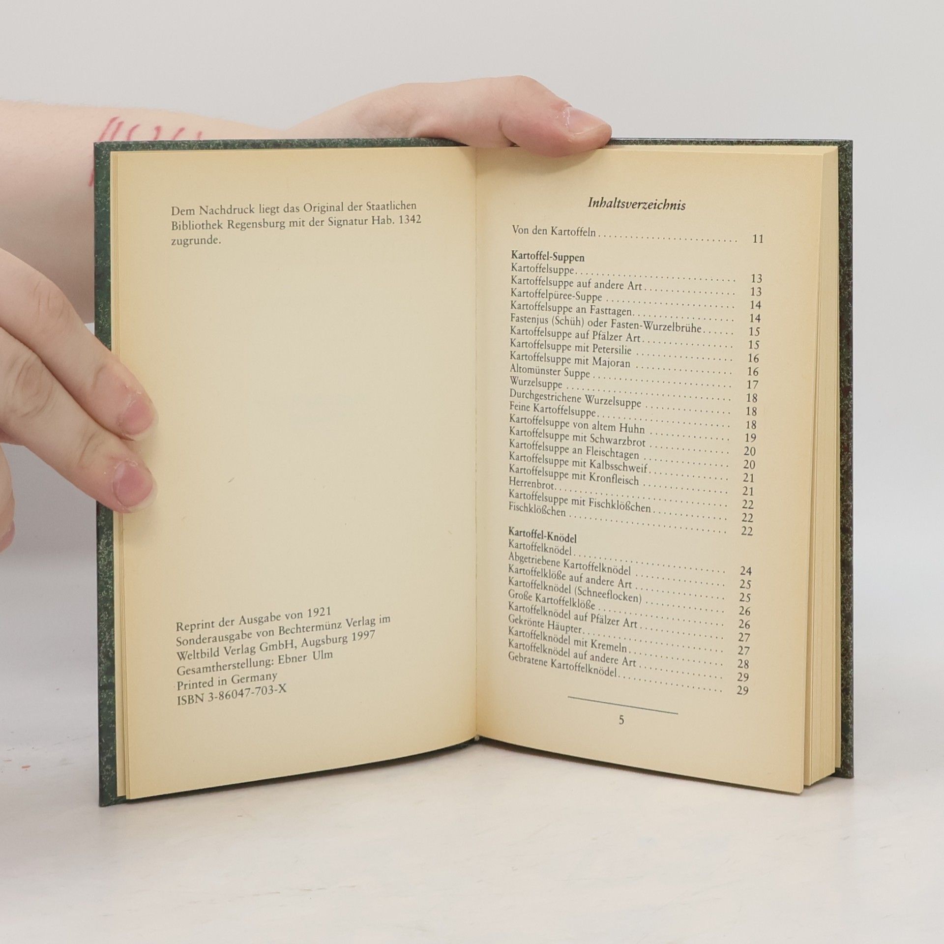 Marie Buchmeier Neues Pilzkochbuch. Reprint 1921