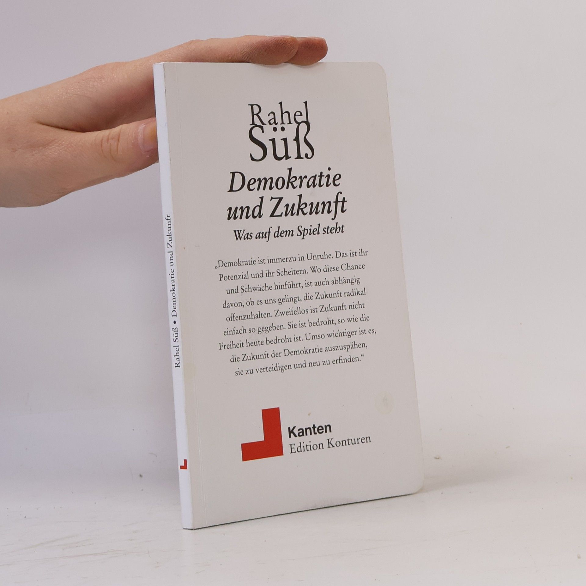 Rahel Süß Demokratie und Zukunft
