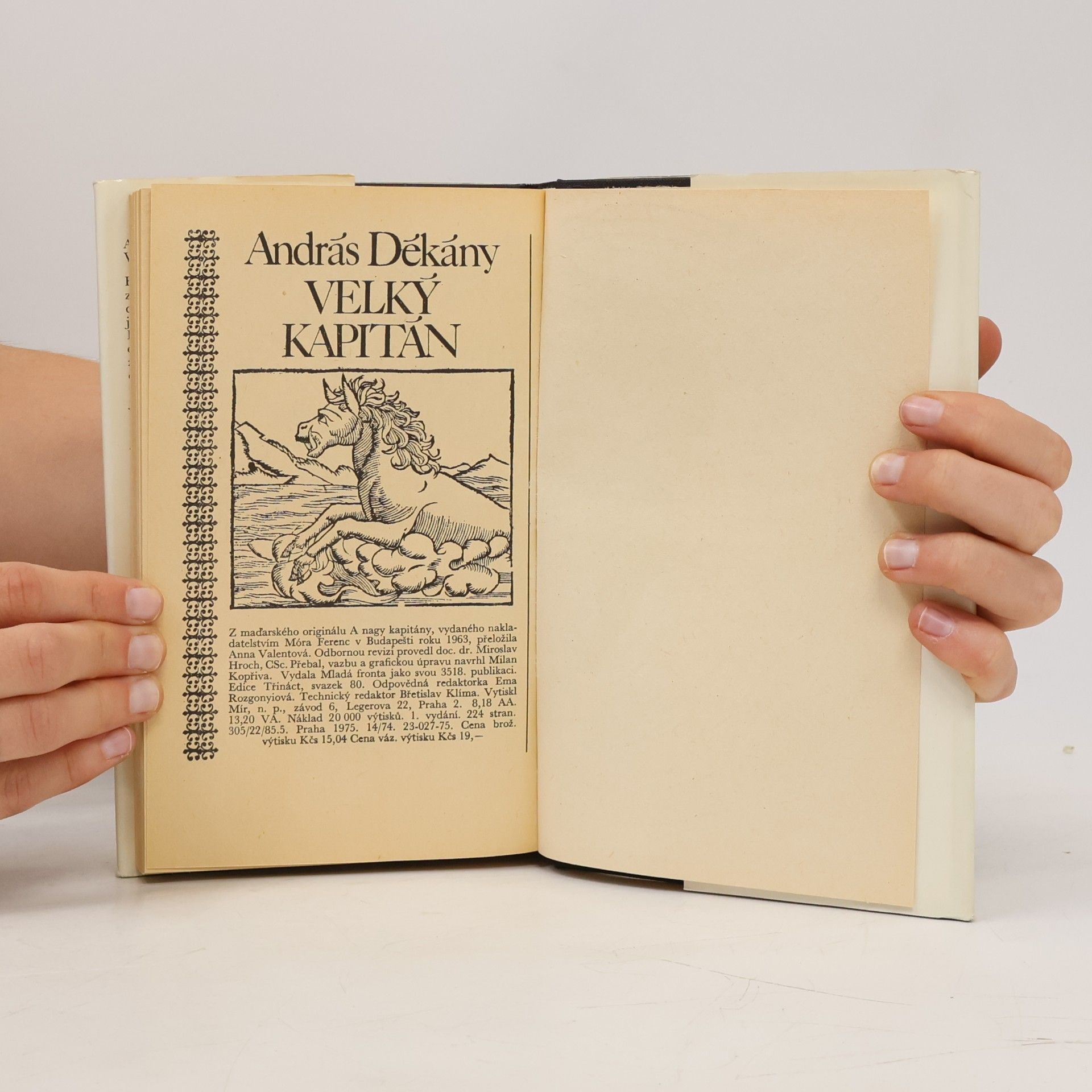 András Dékány Velký kapitán