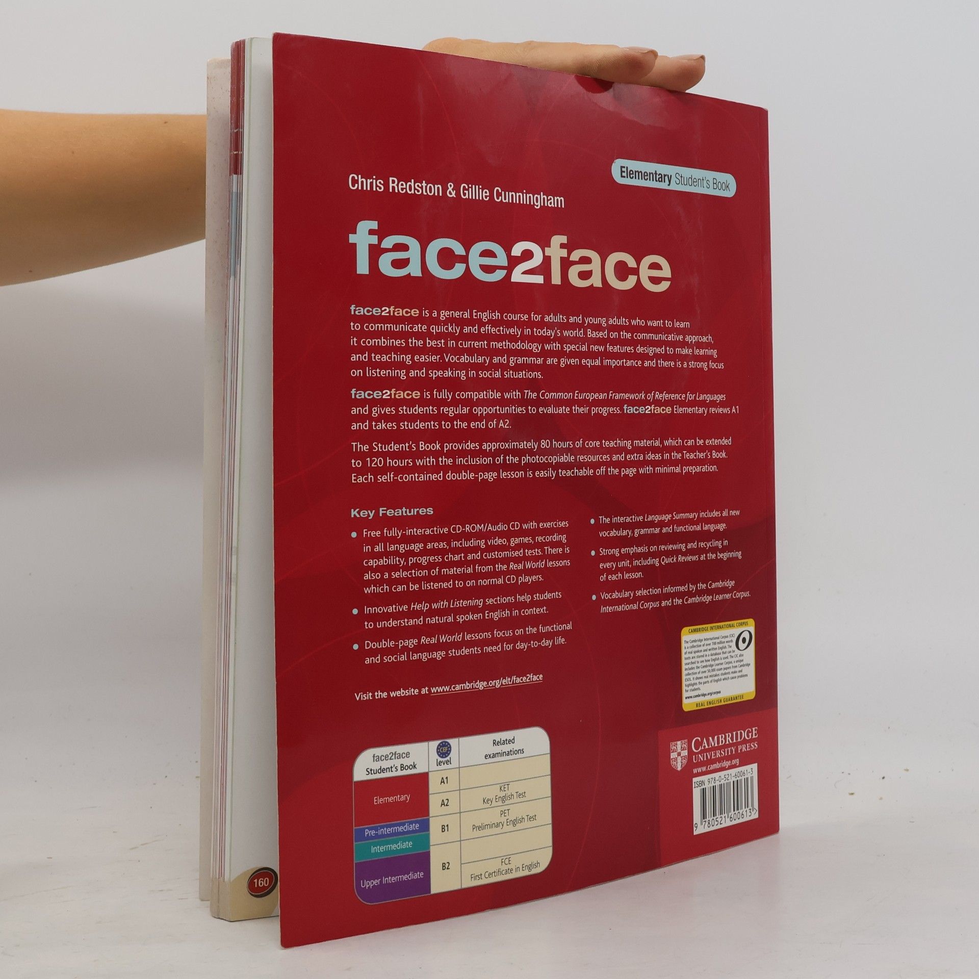 Gillie Cunningham Face2face. Elementary A1 & A2 Student's Book