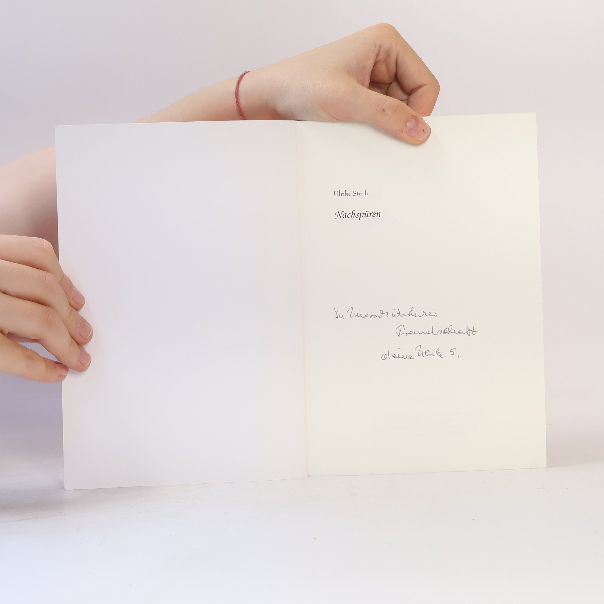 Ulrike Stroh Nachspüren