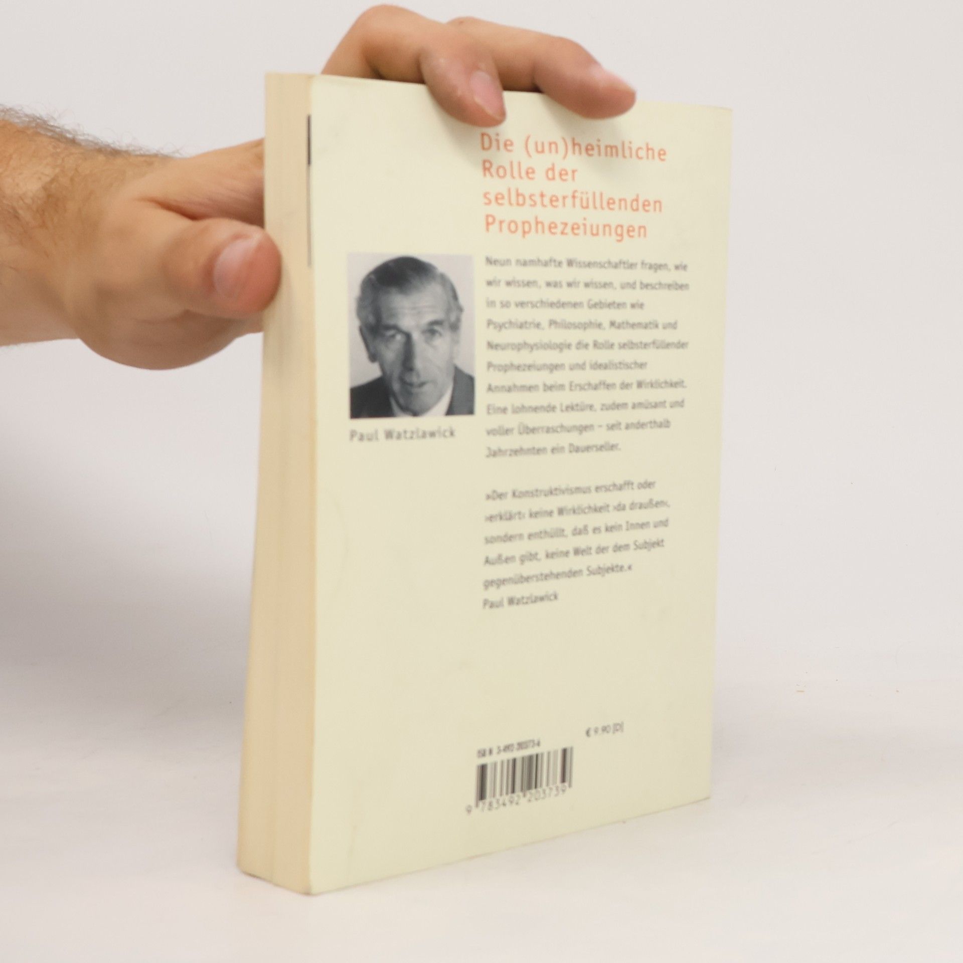 Paul Watzlawick Die erfundene Wirklichkeit