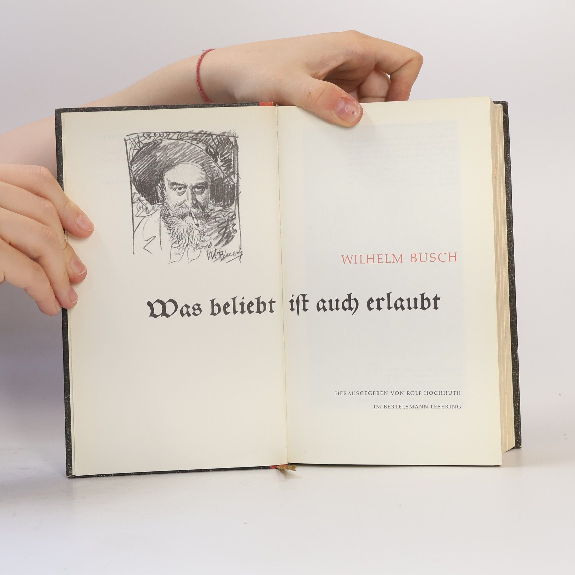 Wilhelm Busch Was beliebt ist auch erlaubt