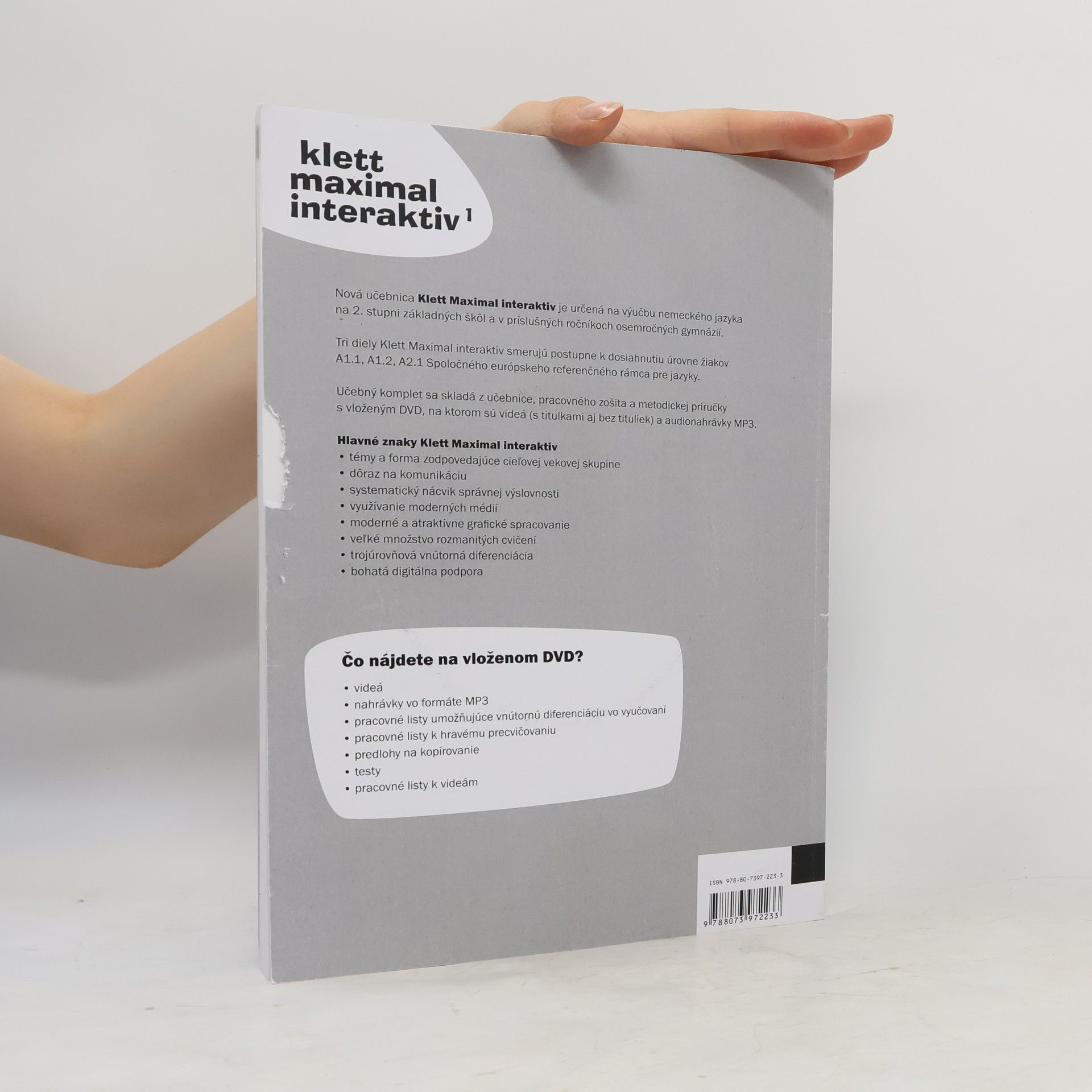 Elżbieta KrulakKempisty Klett Maximal interaktiv 1 (A1.1) – metodická příručka s DVD (slovenská verze)