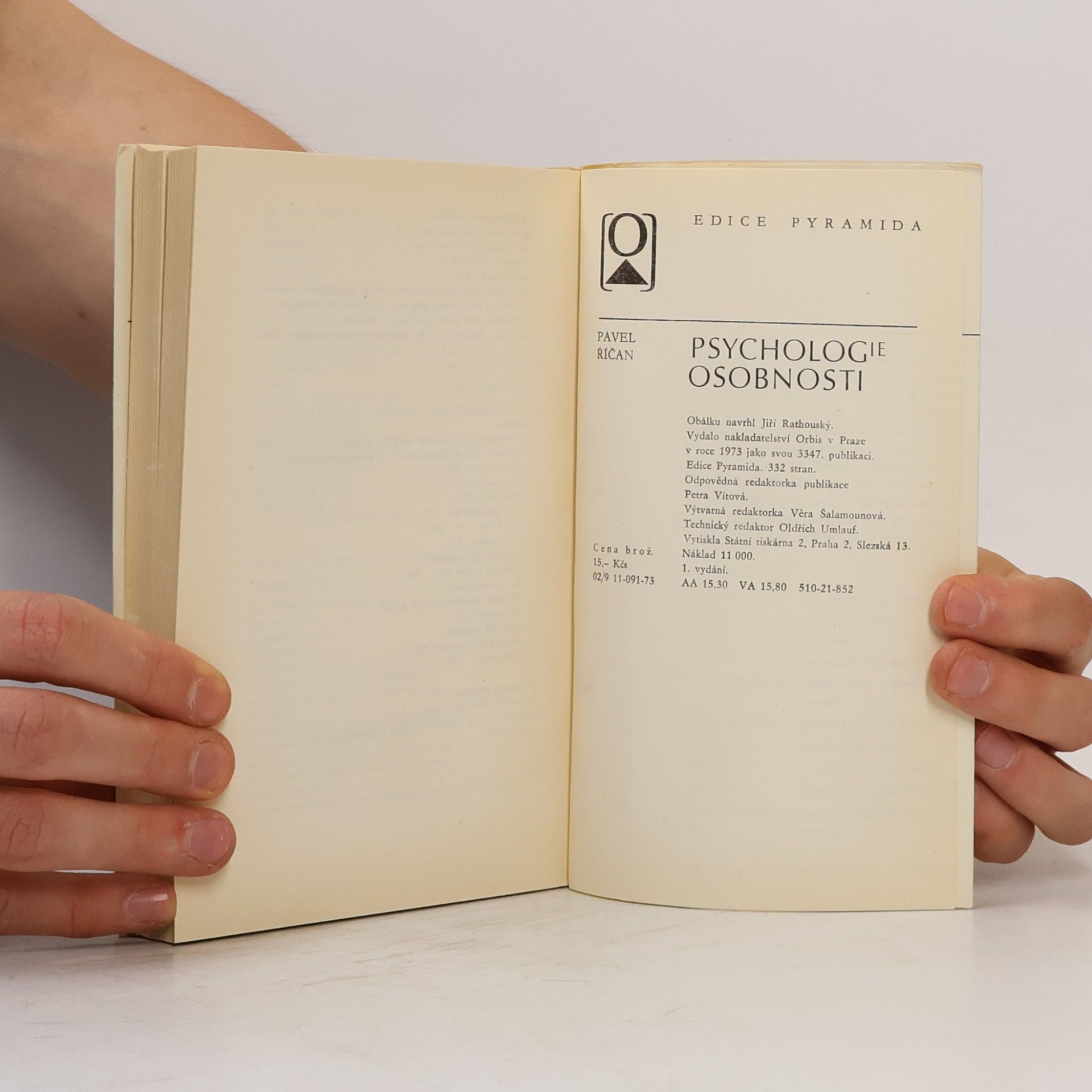 Pavel Říčan Psychologie osobnosti