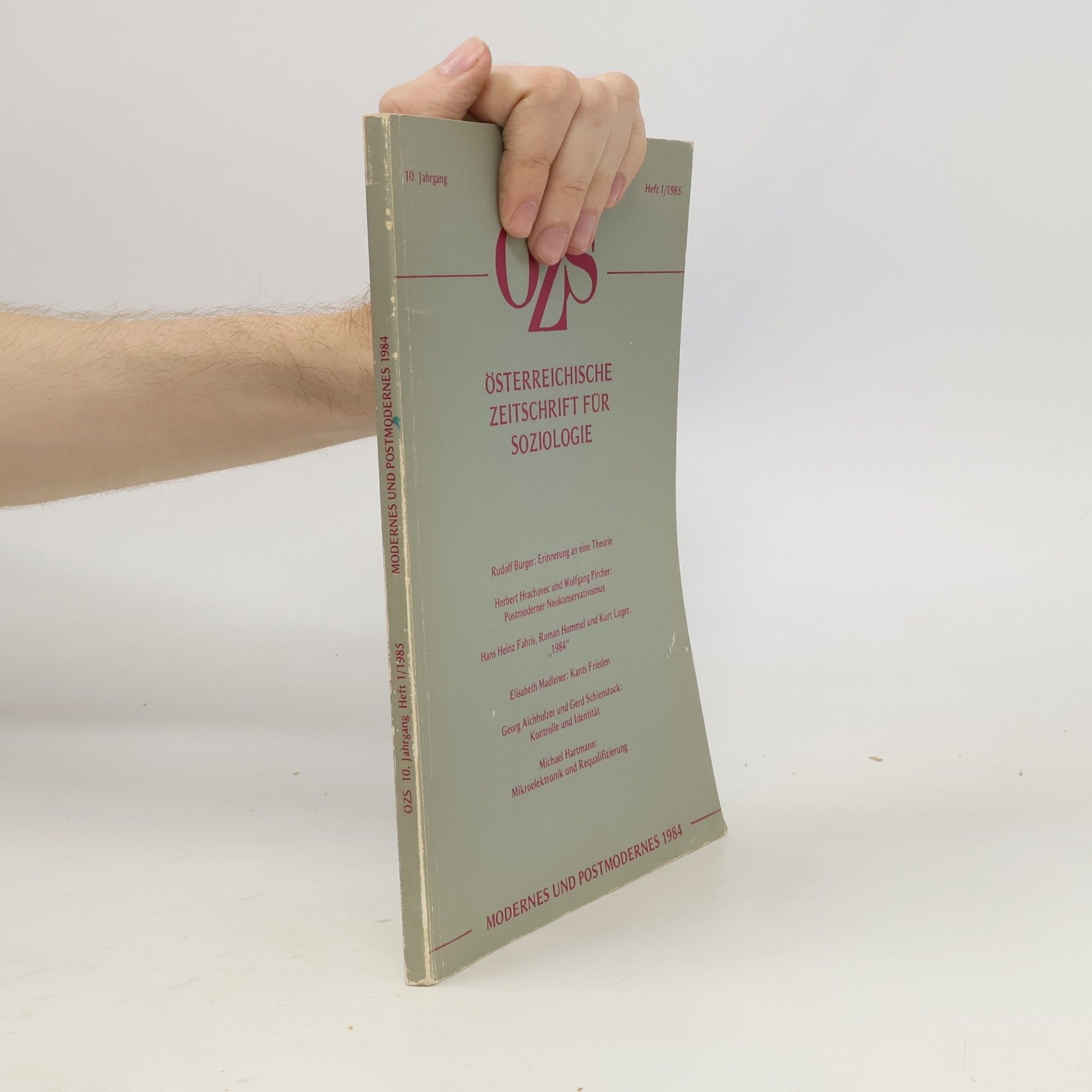 kolektiv Österreichische Zeitschrift für Soziologie 1