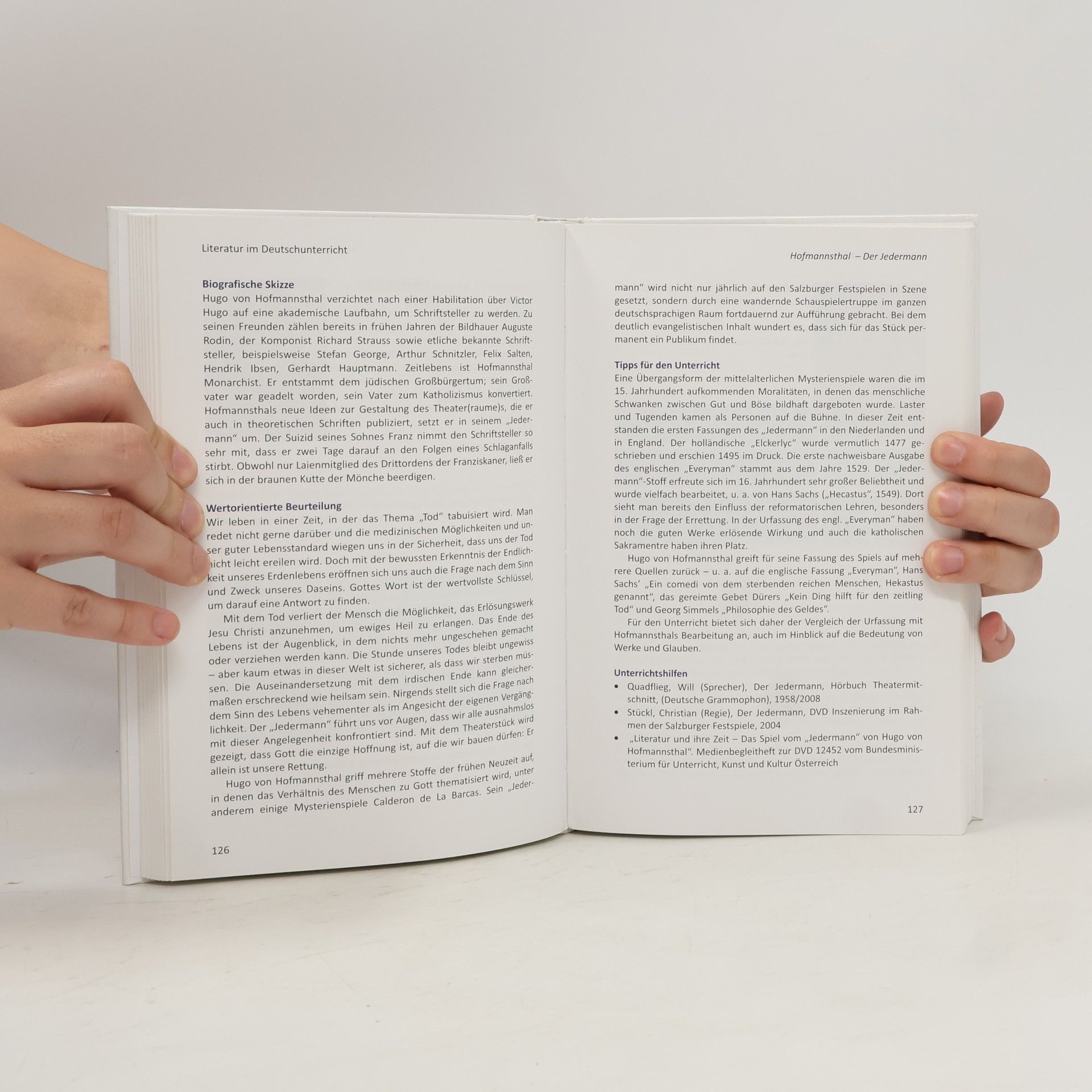 Sebastian von Engelhardt Literatur im Deutschunterricht