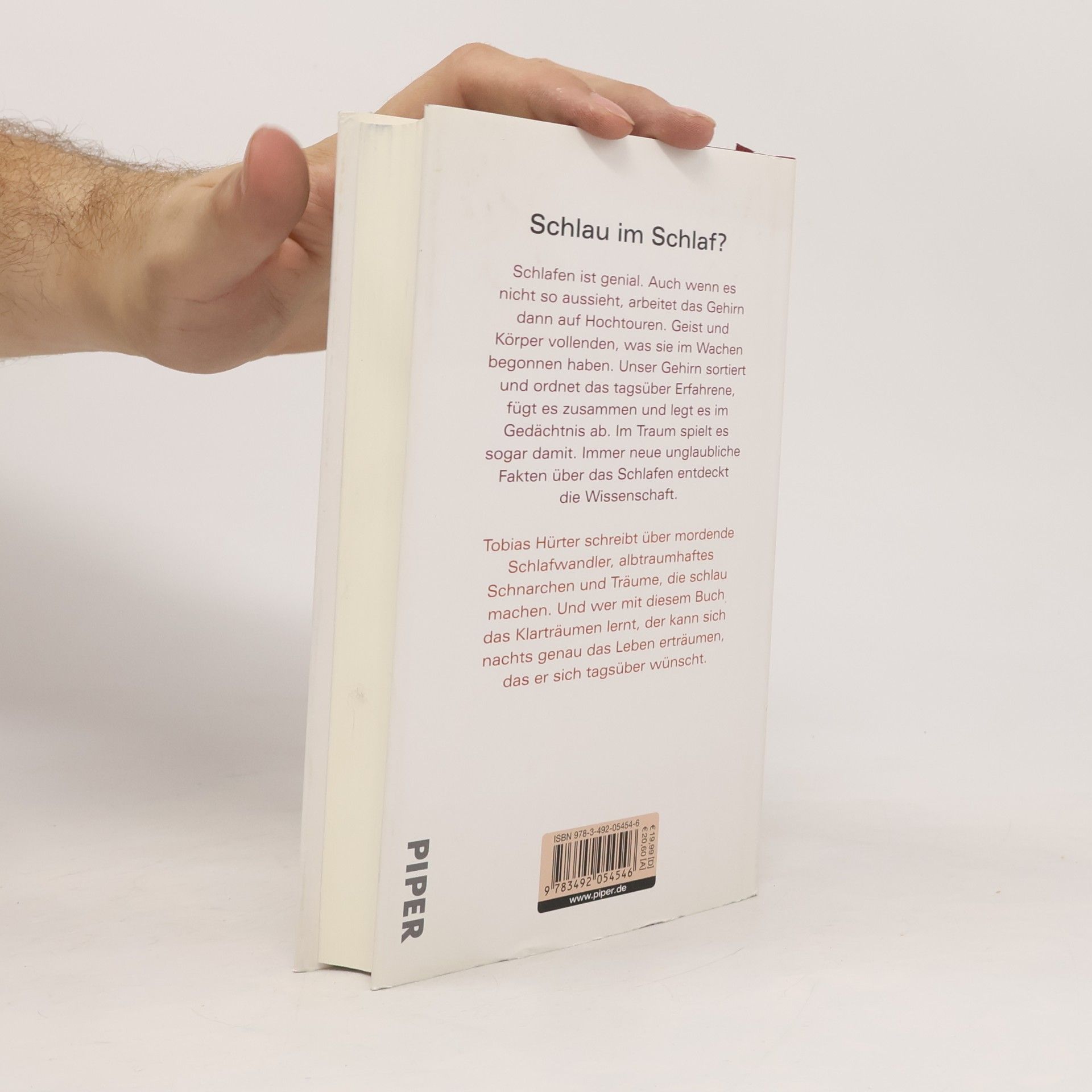 Tobias Hürter Du bist, was du schläfst