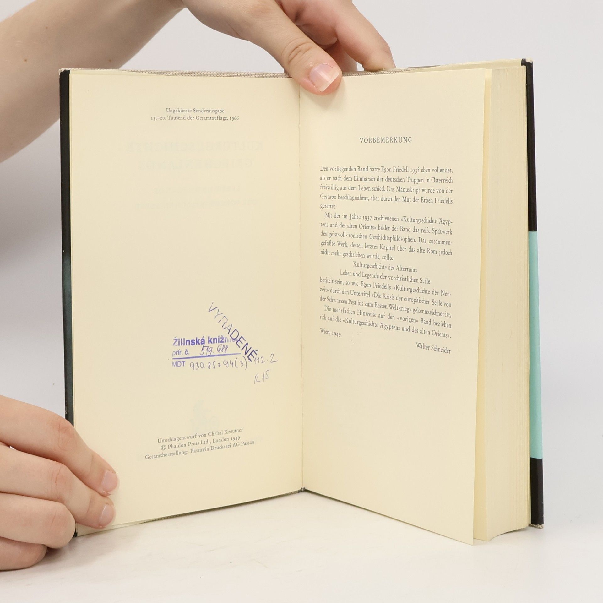 Egon Friedell Kulturgeschichte griechenlands