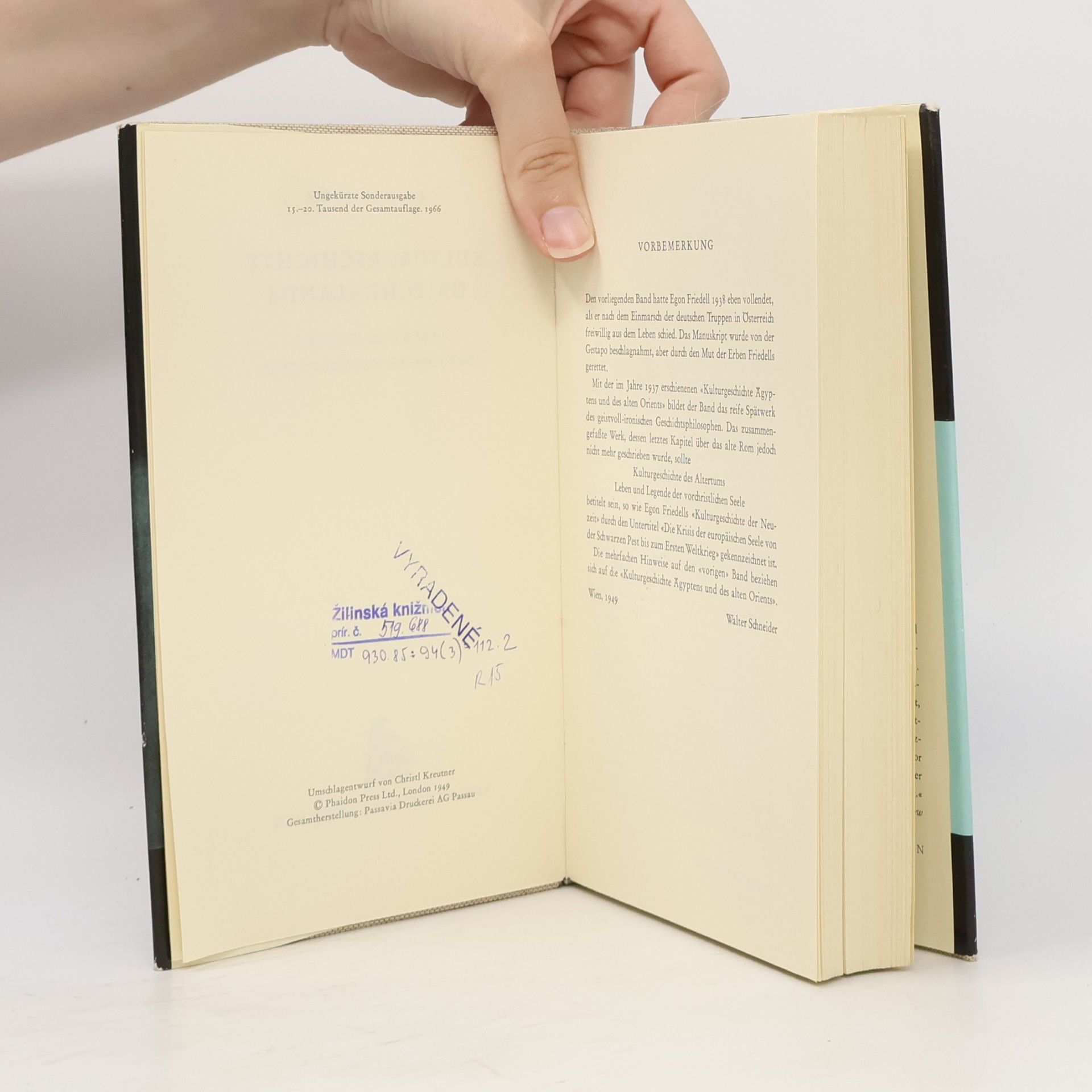 Egon Friedell Kulturgeschichte griechenlands