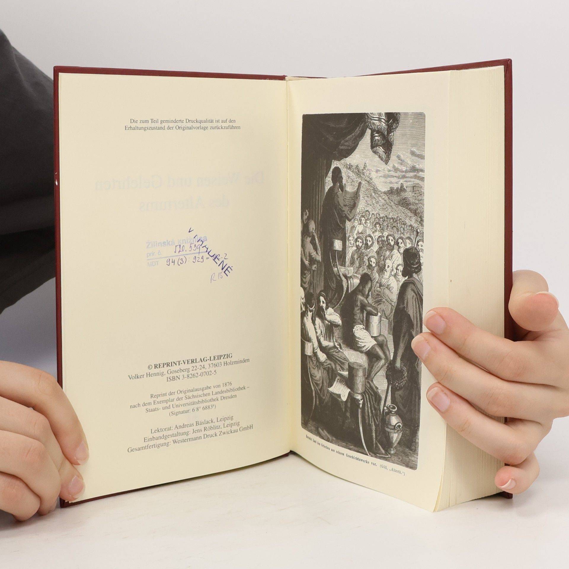 Hermann Göll Die Weisen und Gelehrten des Altertums