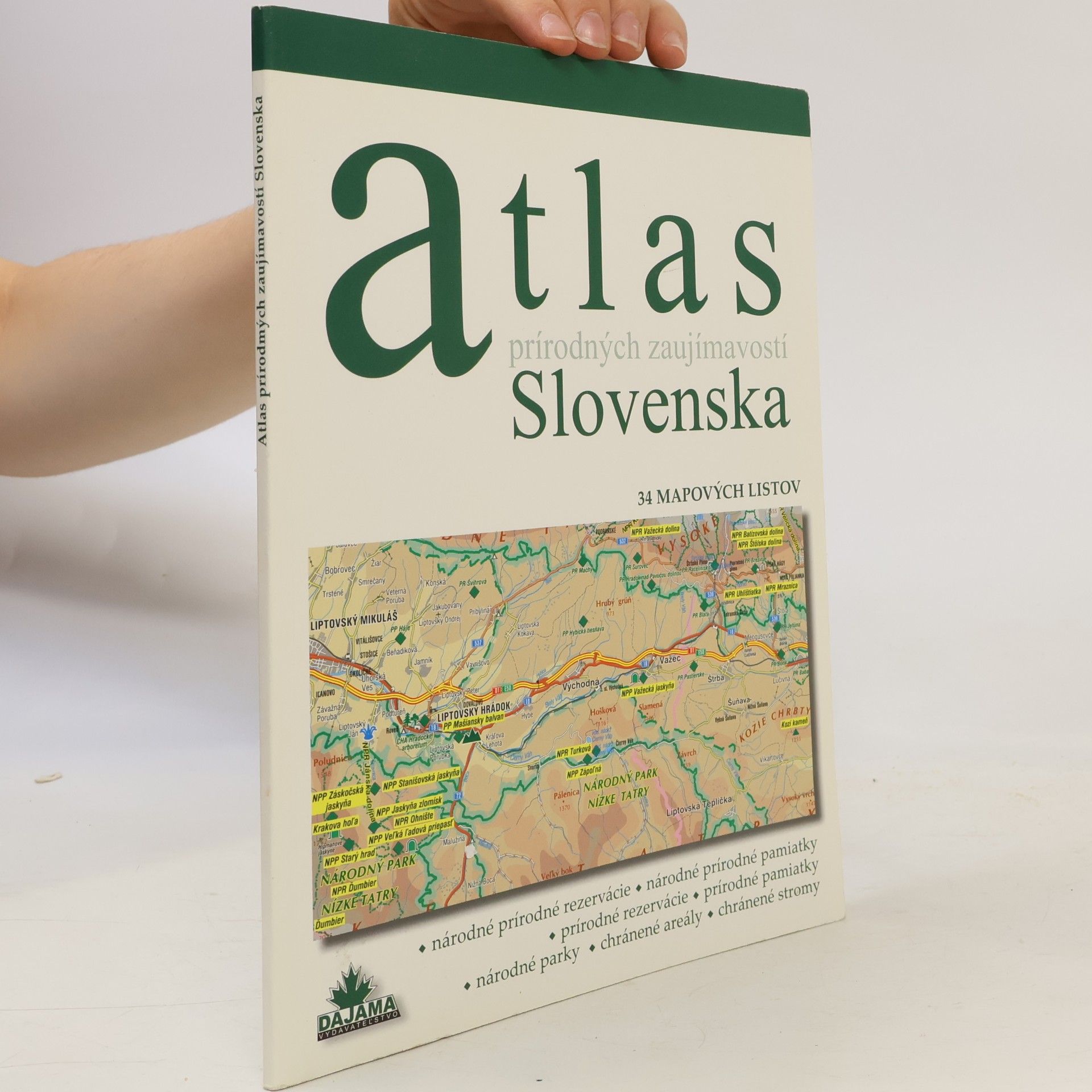 Daniel Kollár Atlas prírodných zaujímavostí Slovenska