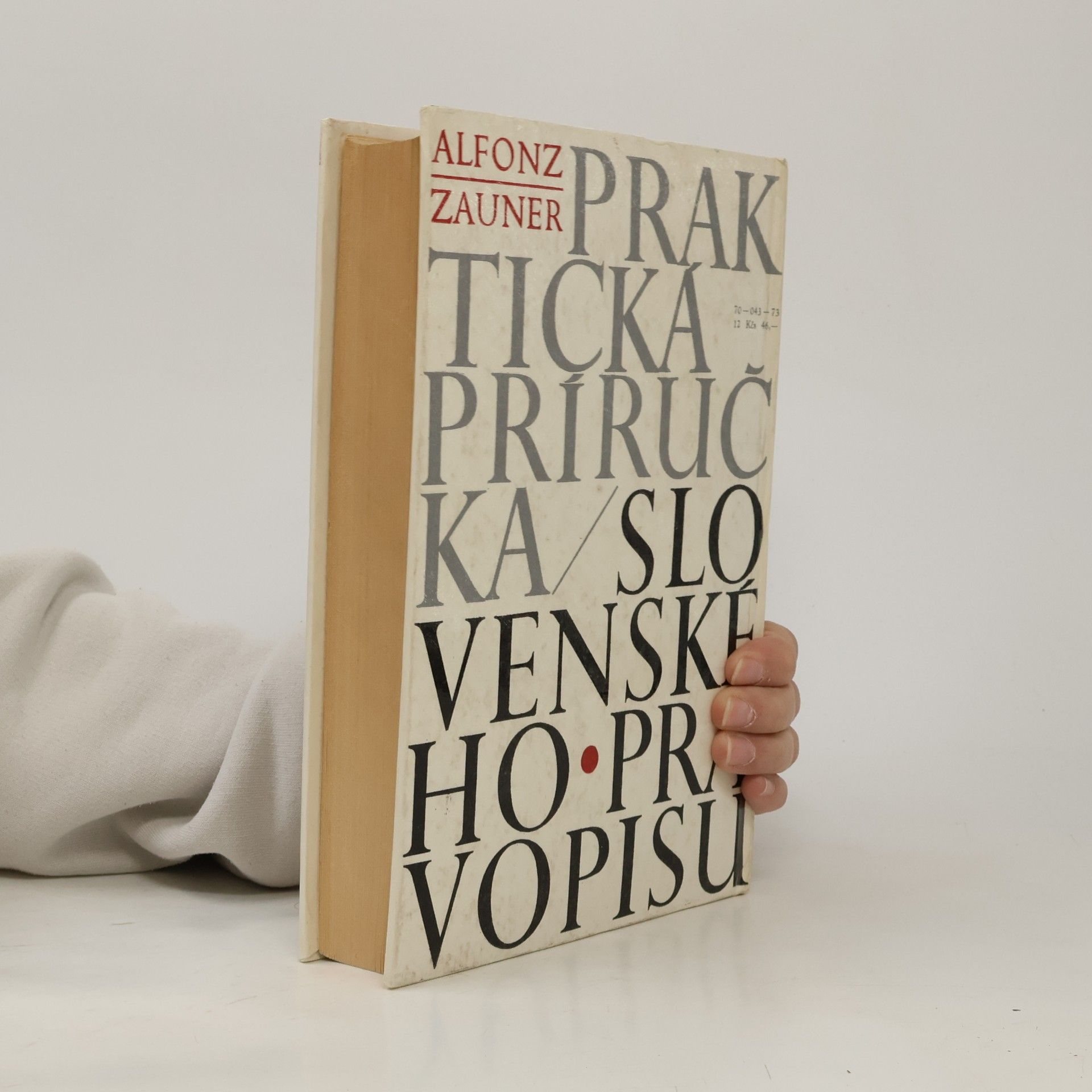 Alfonz Zauner Praktická príručka slovenského pravopisu