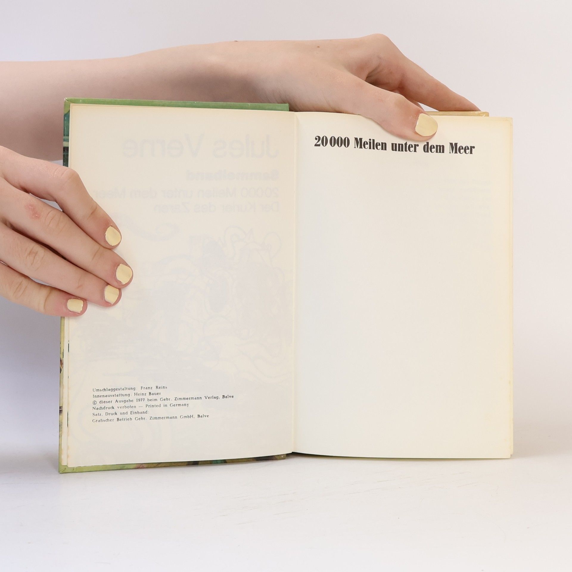 Jules Verne Sammelband. 20000 Meilen unter dem Meer. Der Kurier des Zaren