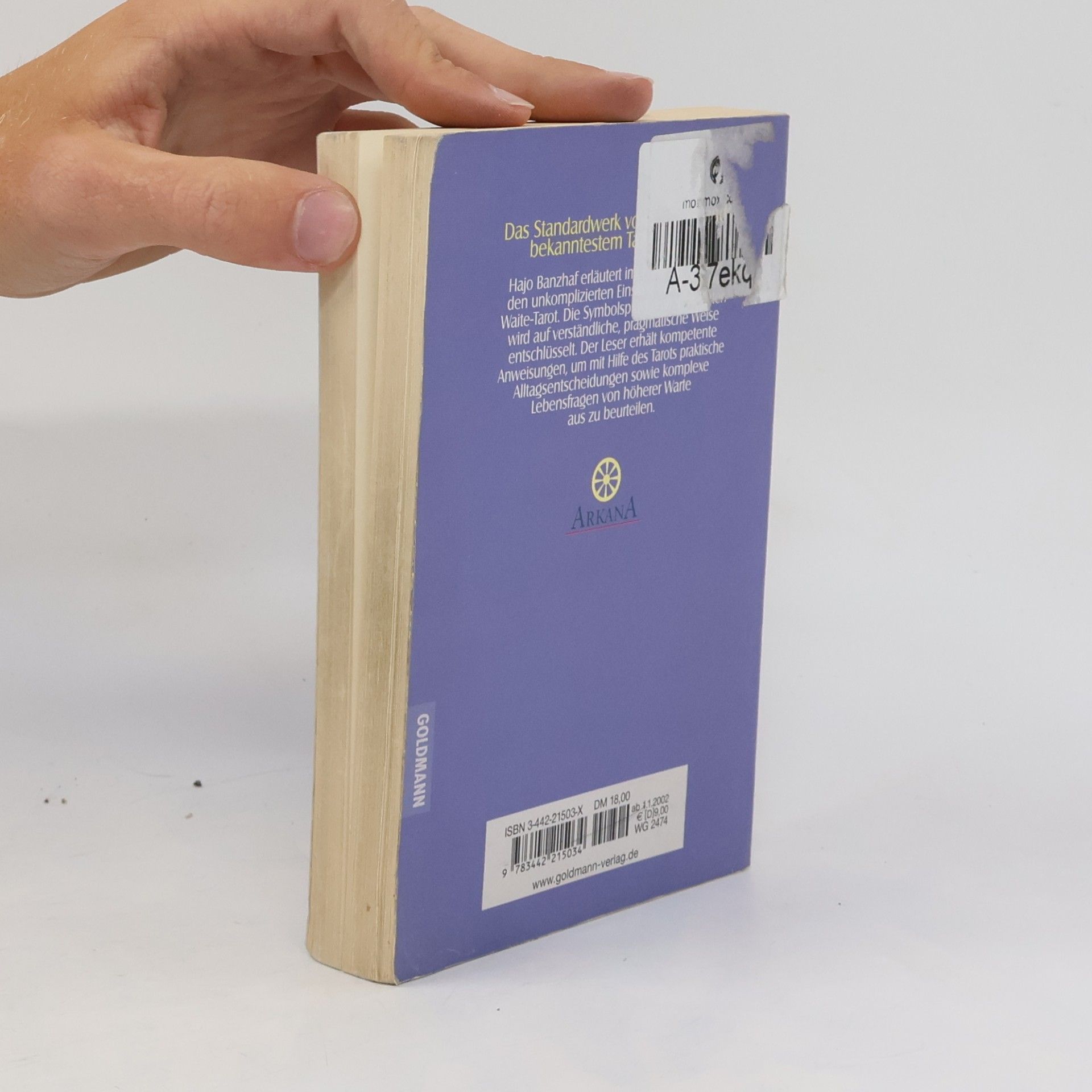 Hajo Banzhaf Das Tarot-Handbuch