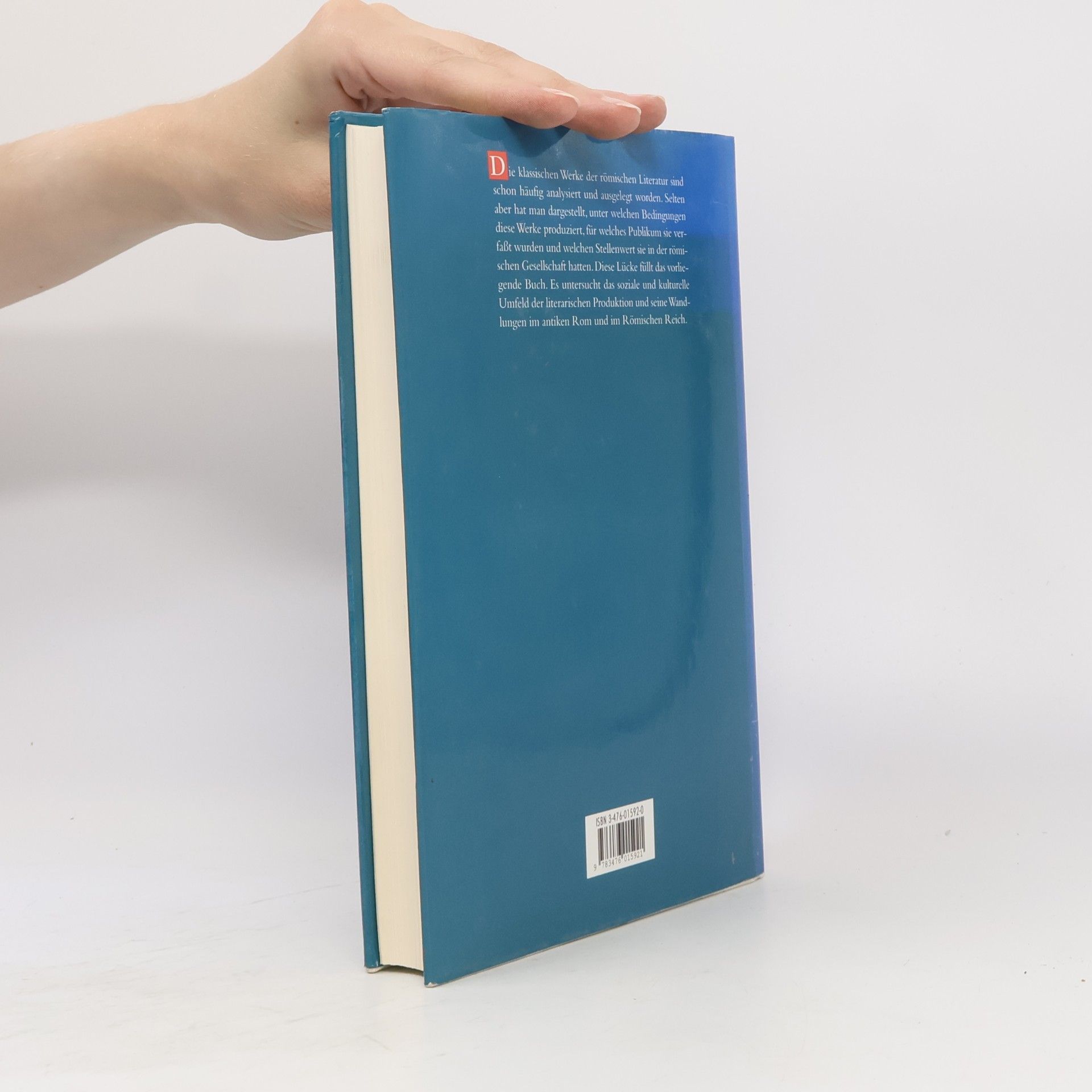 Elaine Fantham Literarisches Leben im antiken Rom